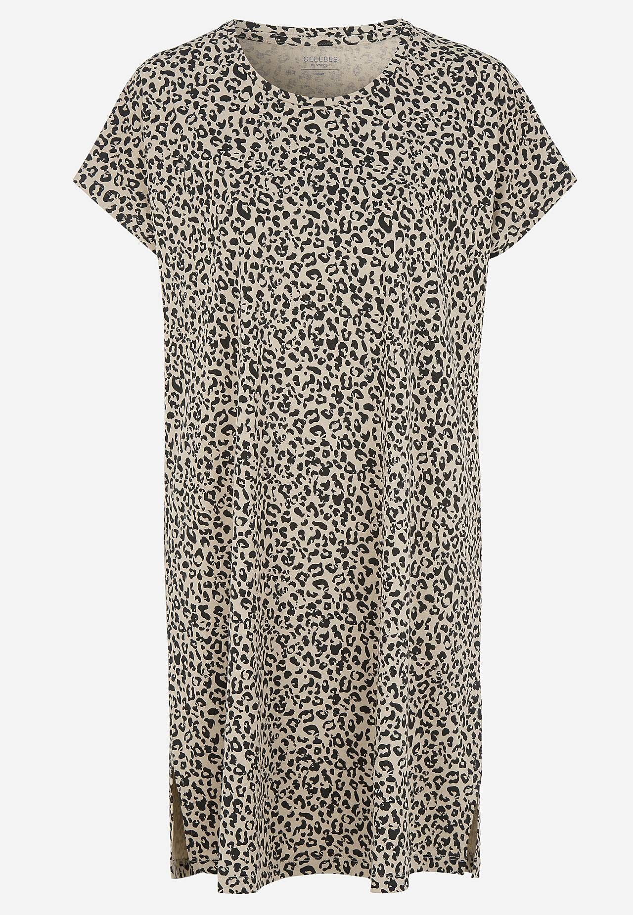 Gemustertes Nachtkleid aus Baumwolle