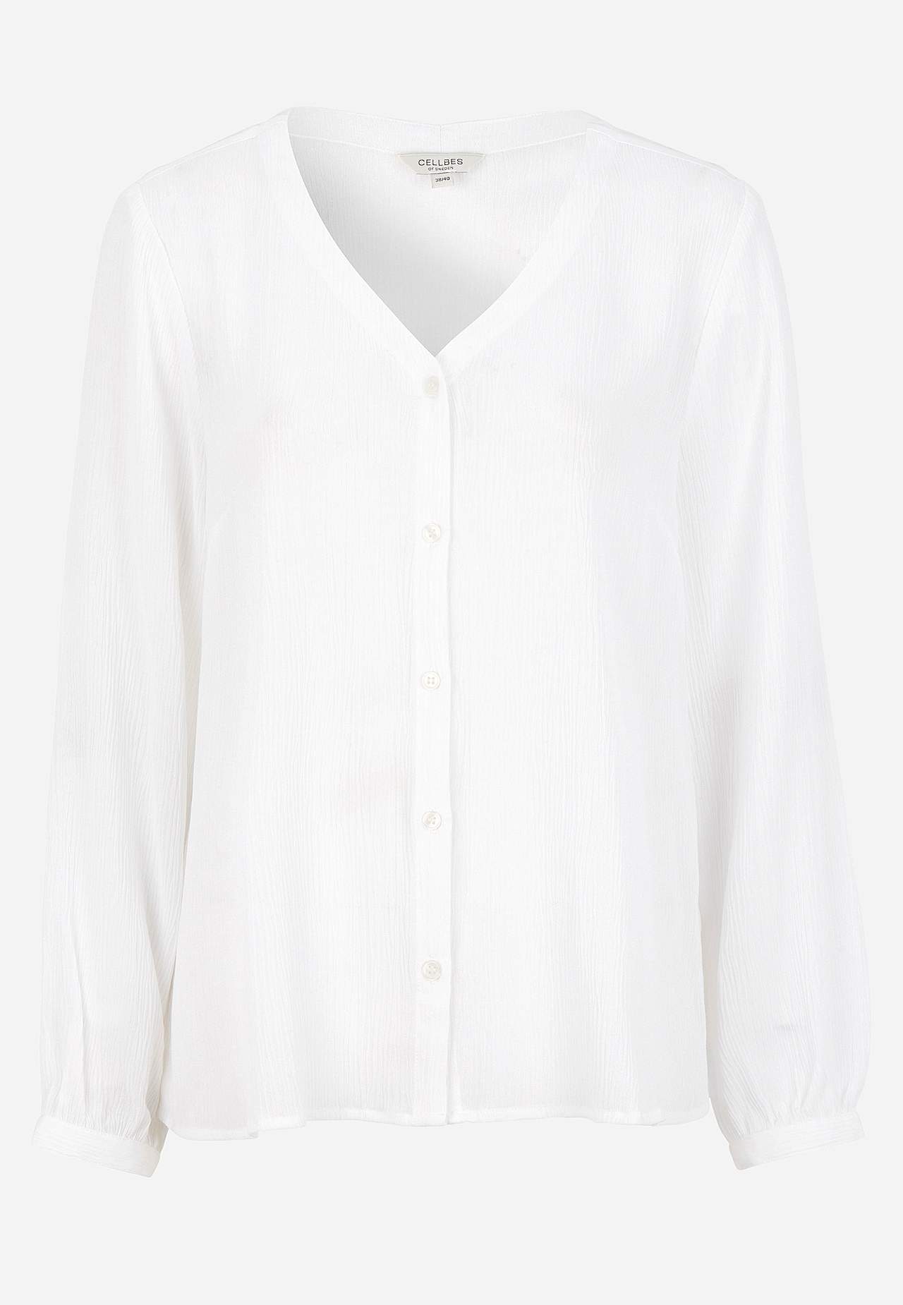 Bluse mit Crêpe-Qualität