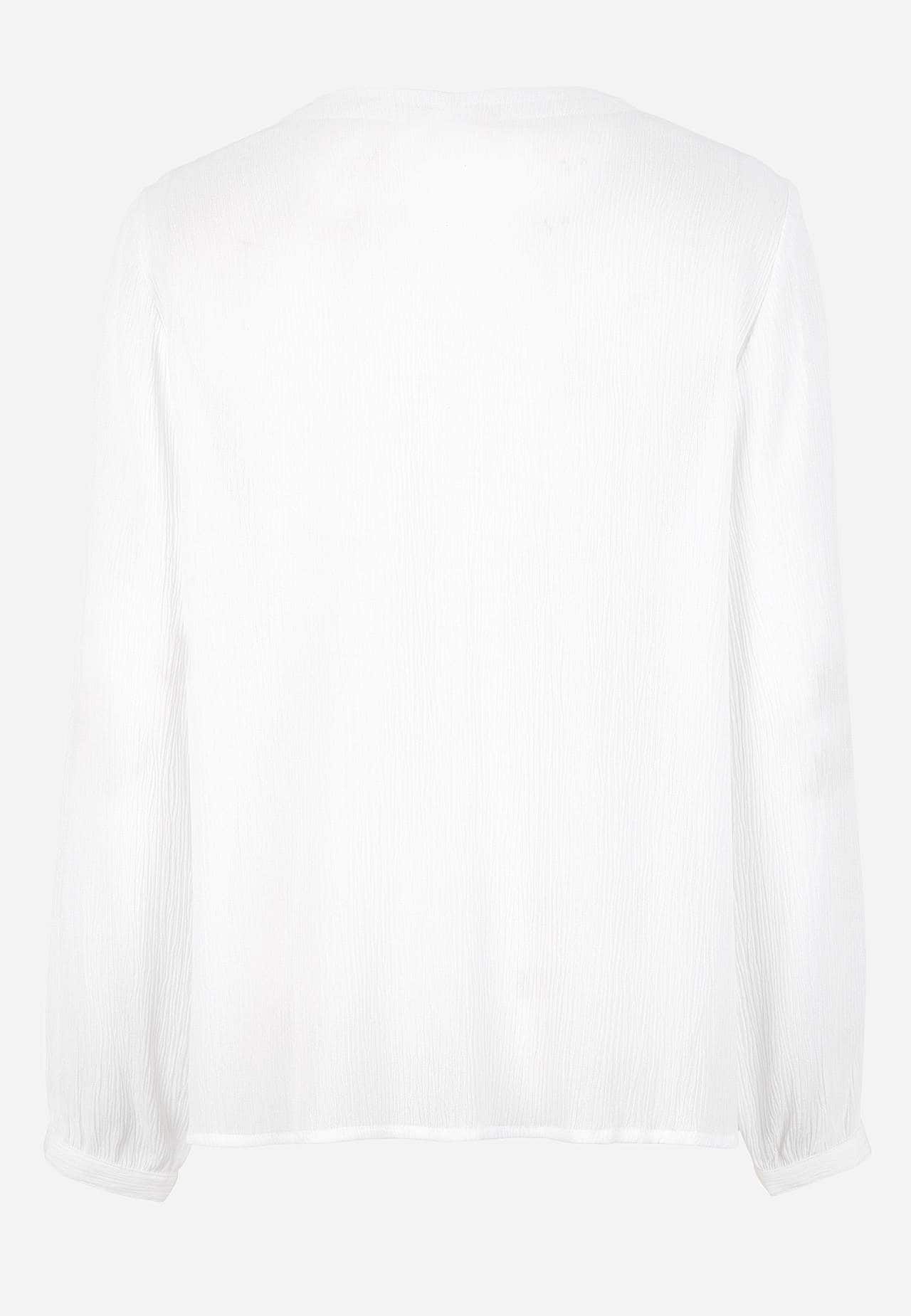 Bluse mit Crêpe-Qualität