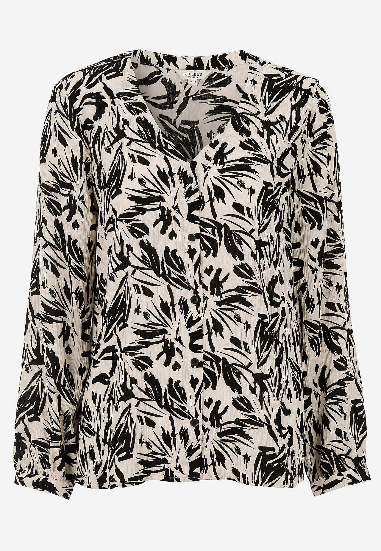 Bluse mit Crêpe-Qualität
