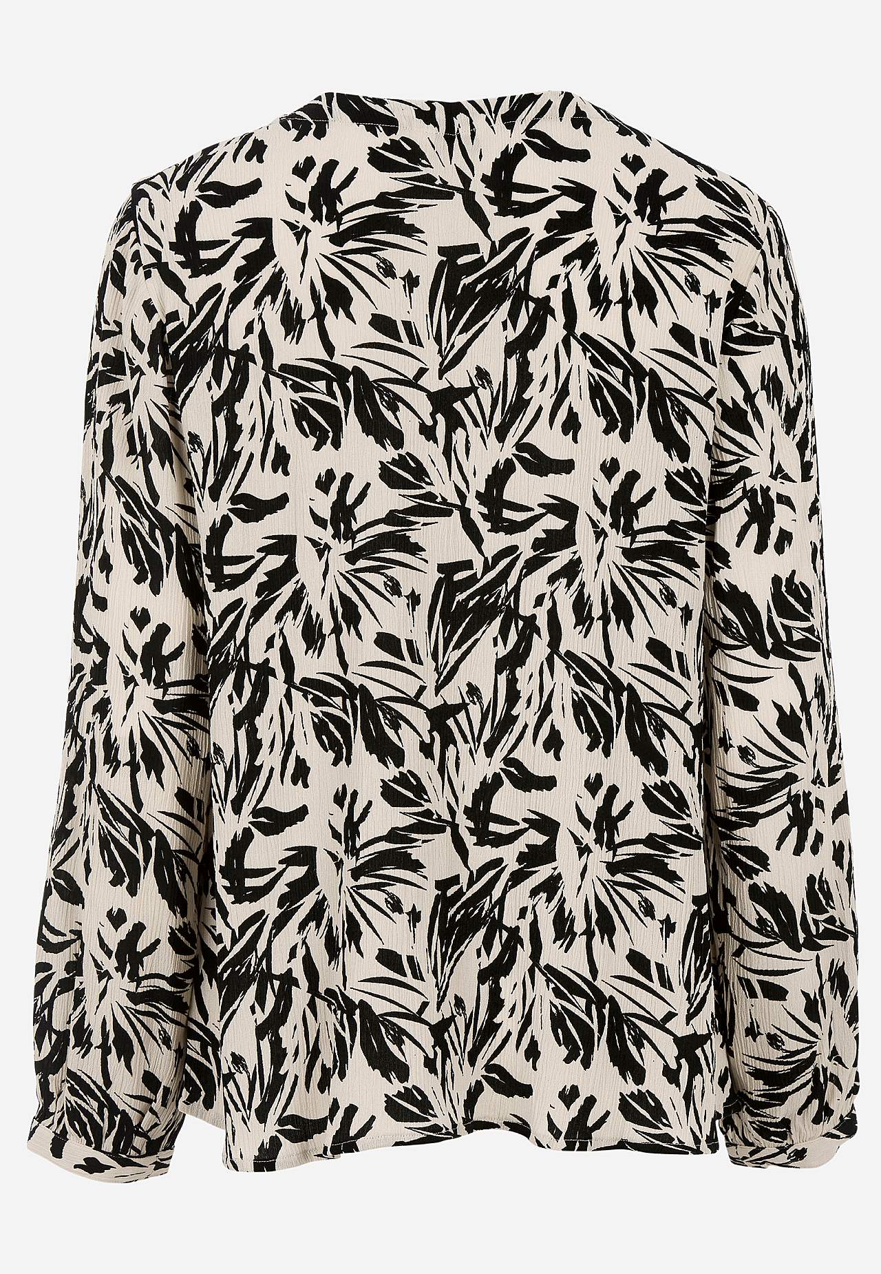 Bluse mit Crêpe-Qualität