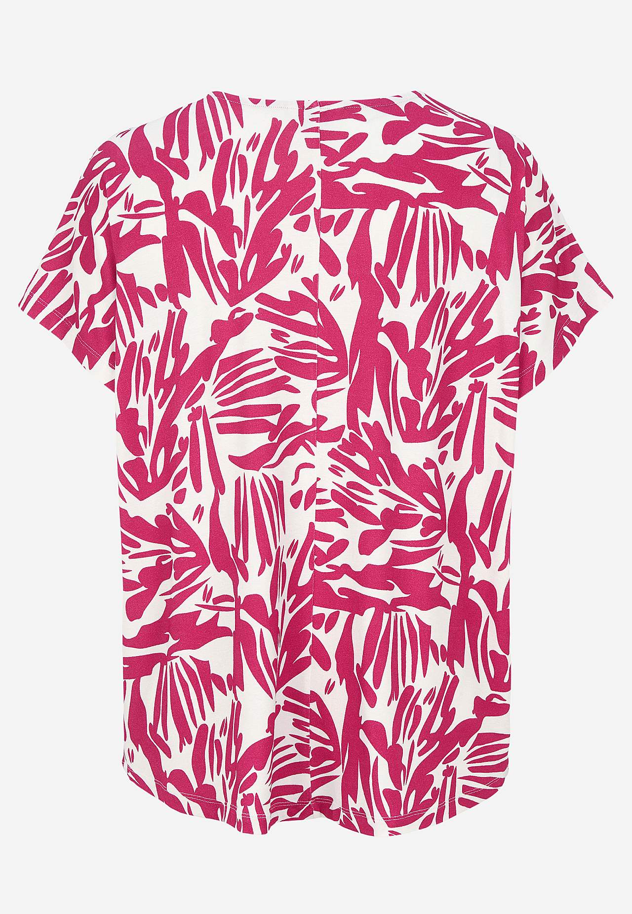 Jersey-Top mit einem V-Ausschnitt