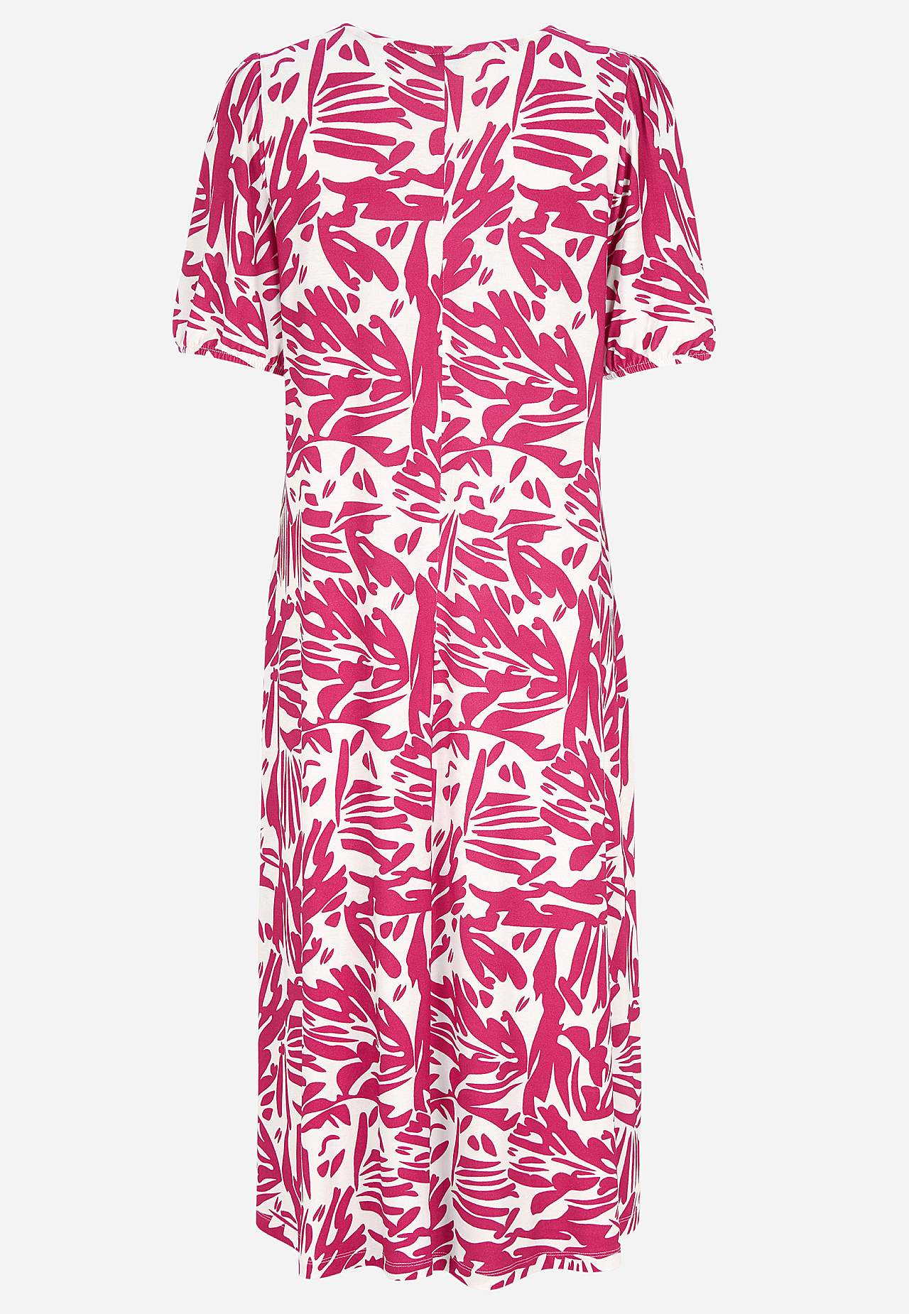 Jerseykleid mit Puffärmeln