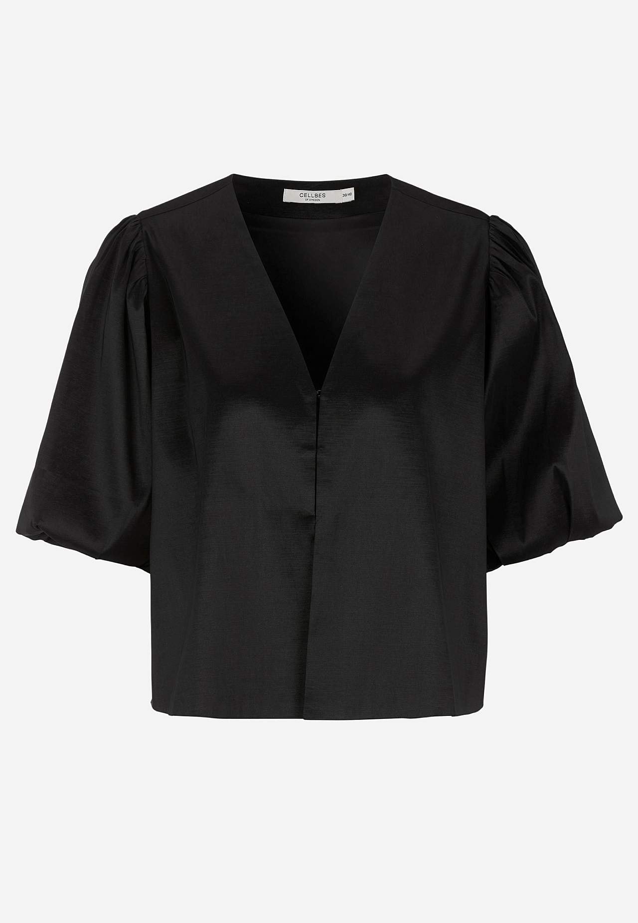 Innenjacke mit voluminösen Ärmeln