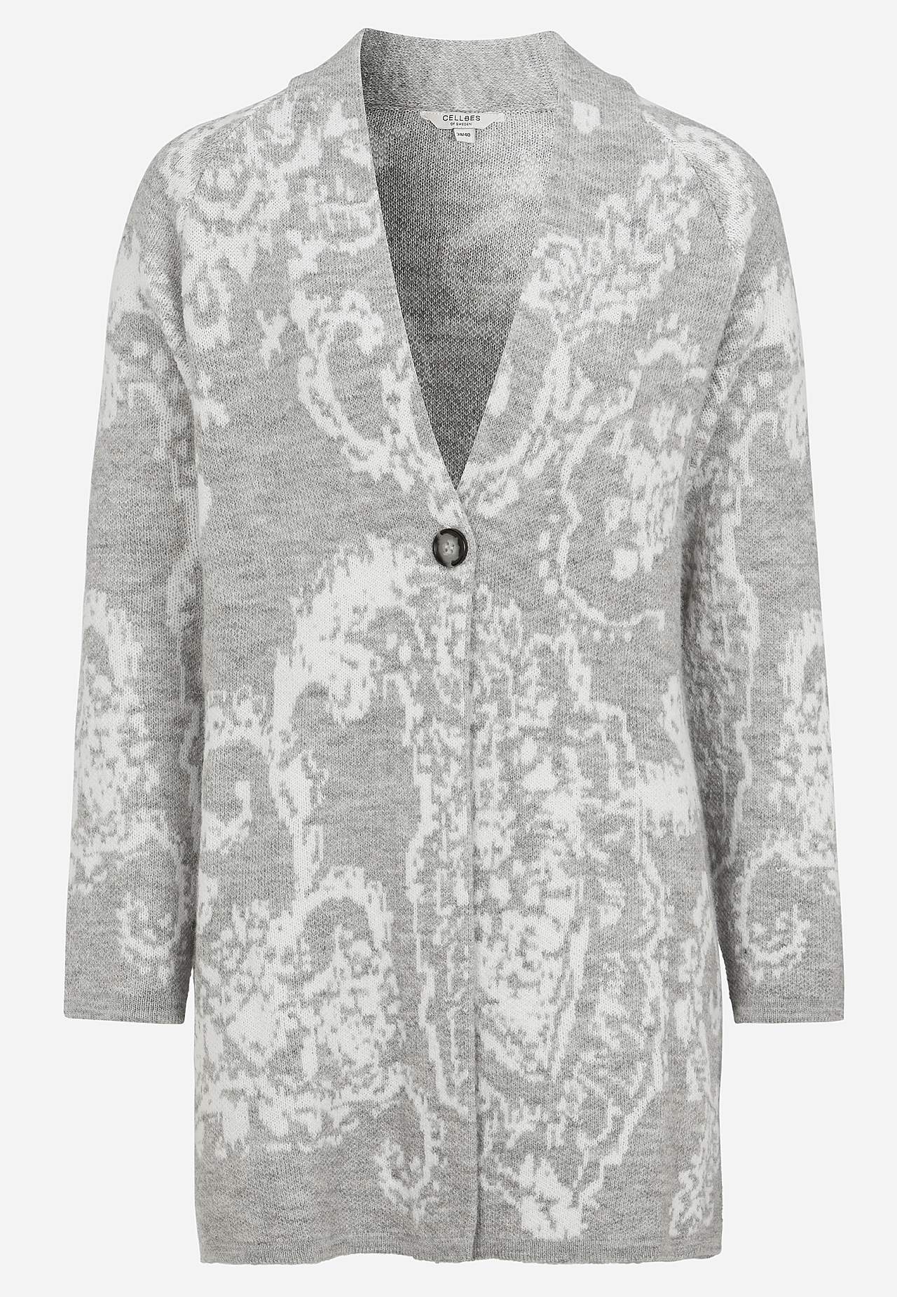 Cardigan mit einem Jacquard-Strick