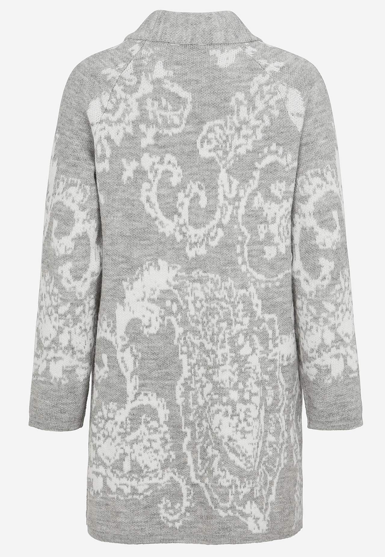 Cardigan mit einem Jacquard-Strick