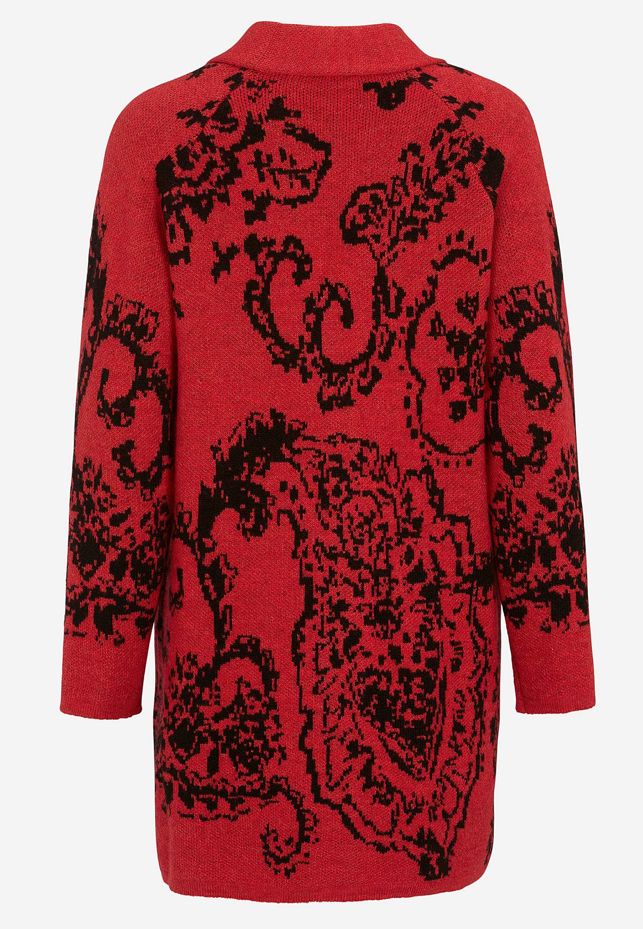 Cardigan mit einem Jacquard-Strick