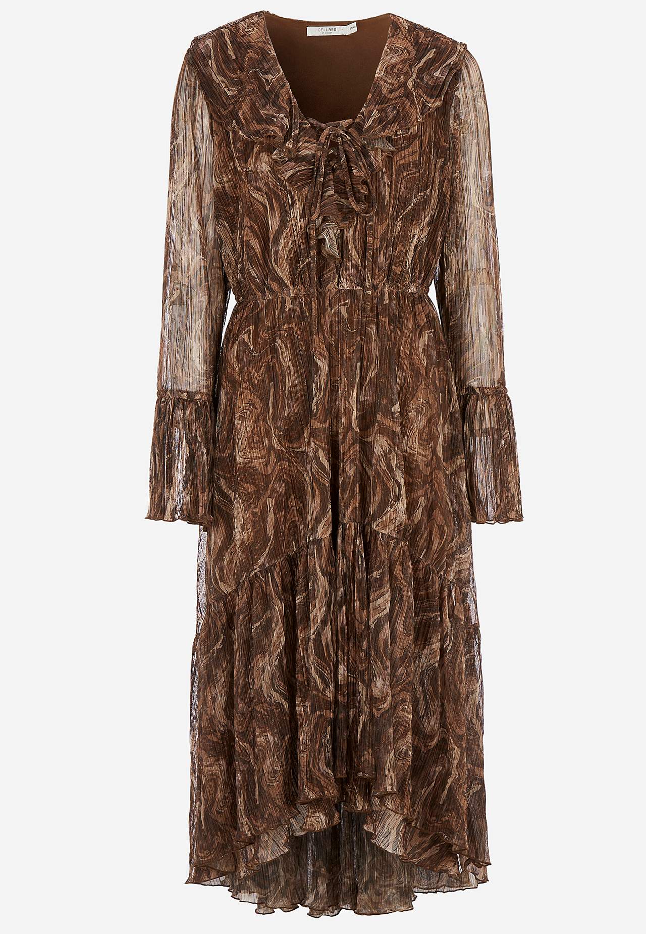Gemustertes Partykleid