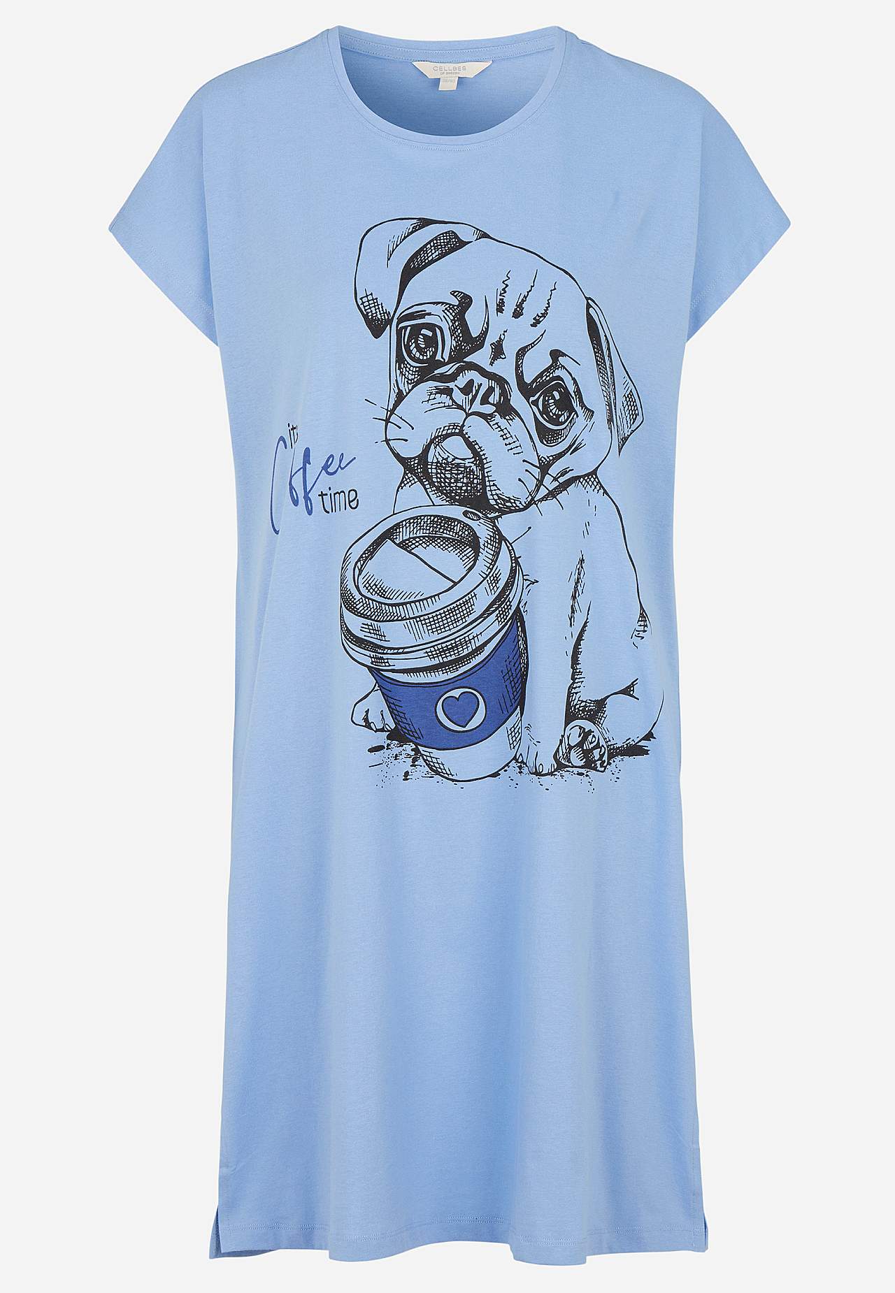 Kurzärmliges Nachtkleid