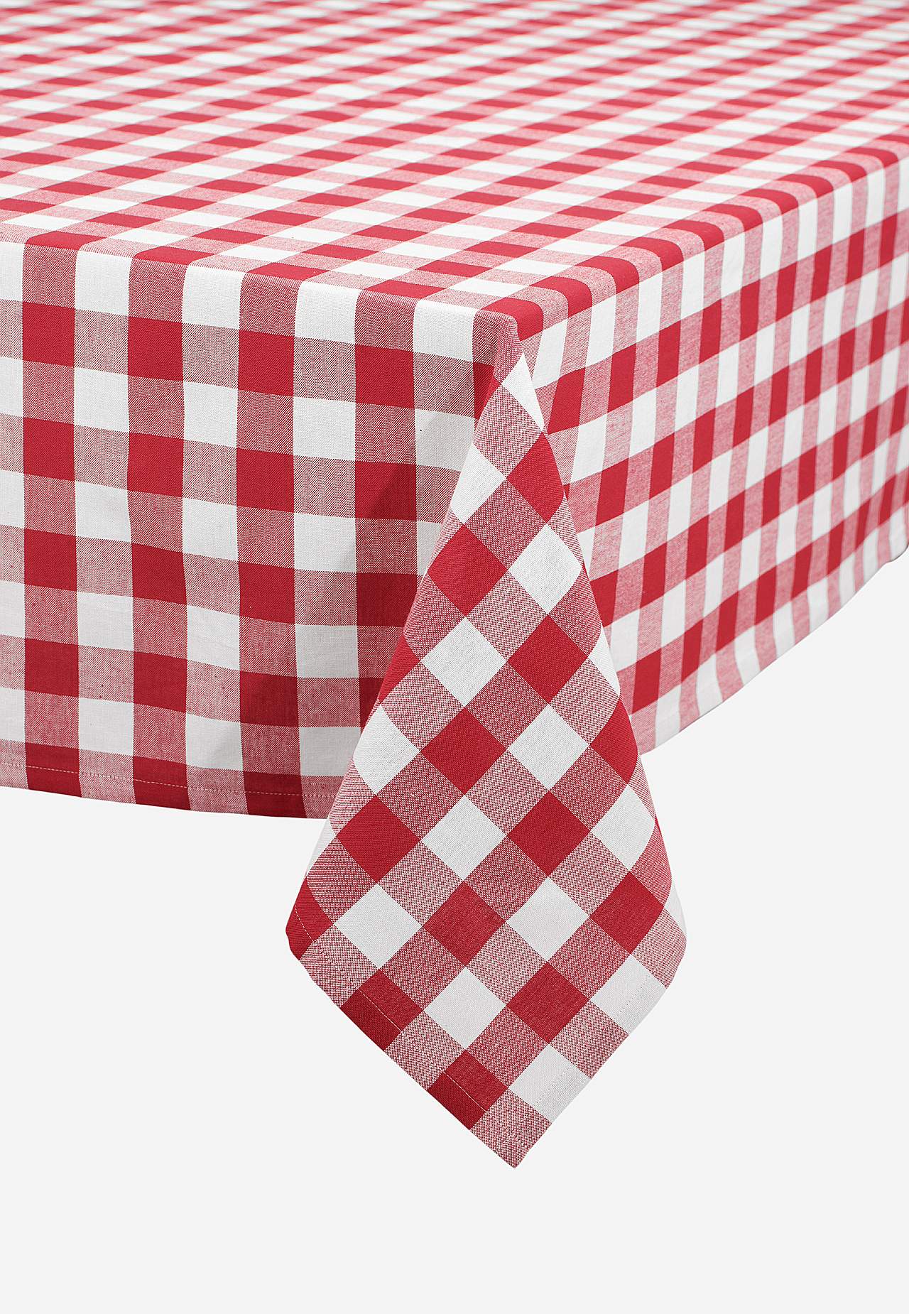 Gewebte, kariert Tischdecke