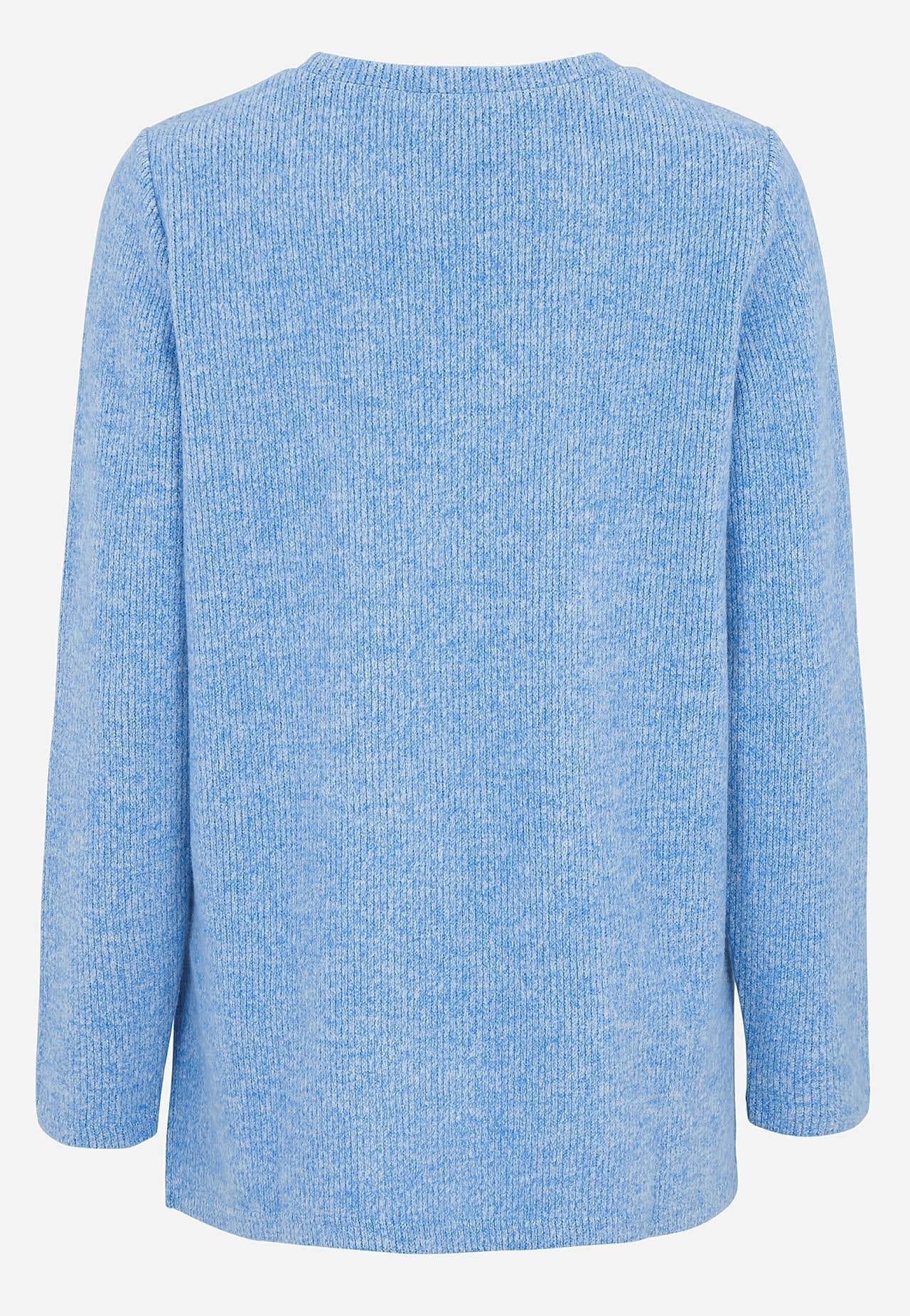 Super weicher Pullover mit Schlitzen