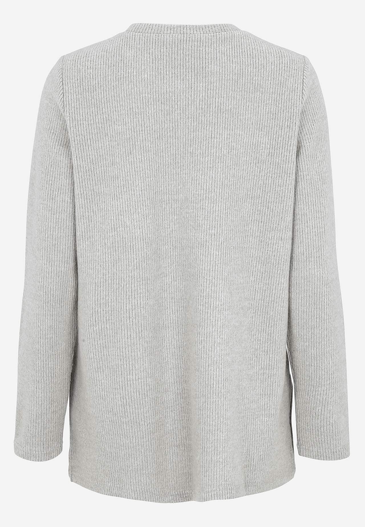 Super weicher Pullover mit Schlitzen