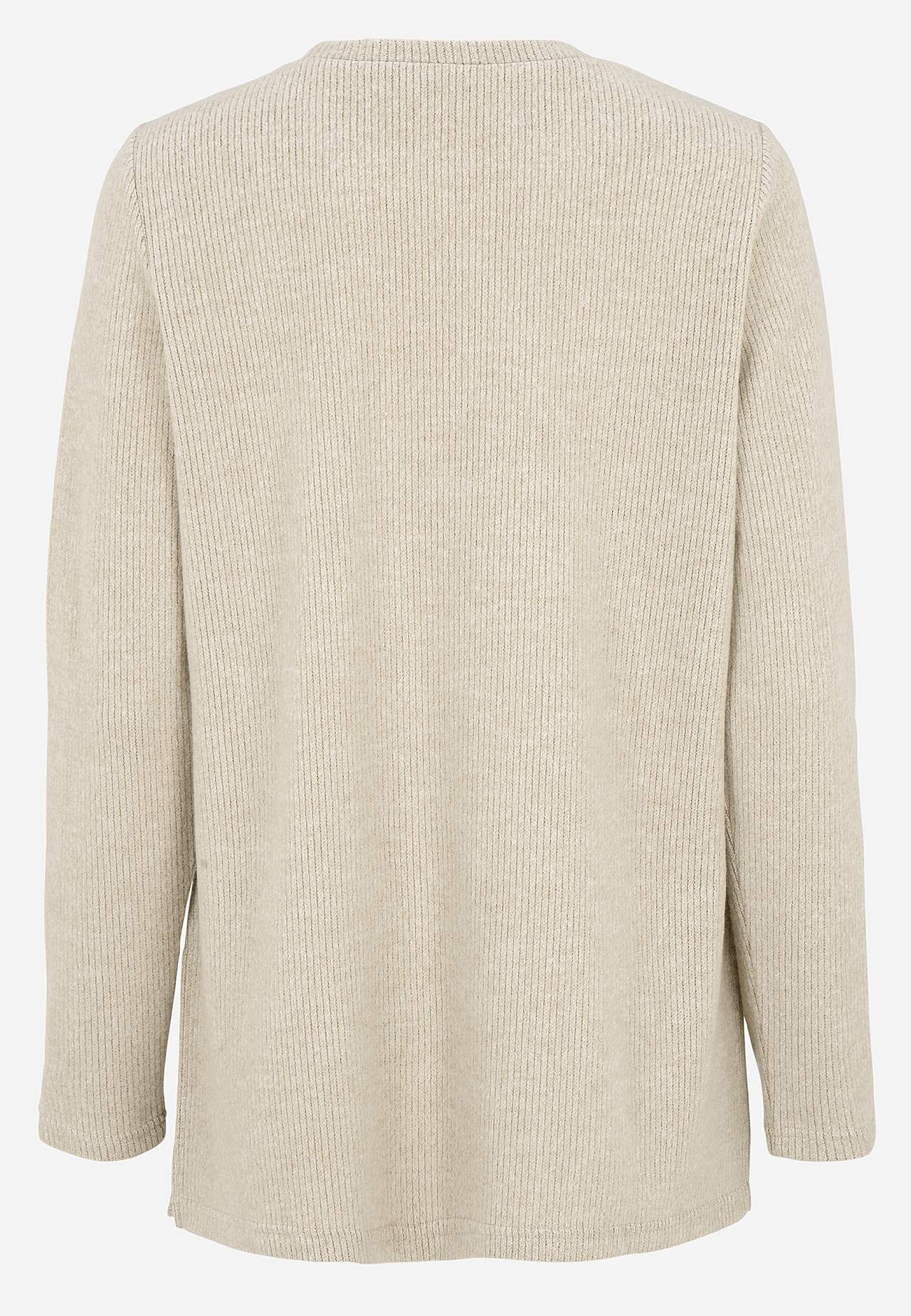 Super weicher Pullover mit Schlitzen