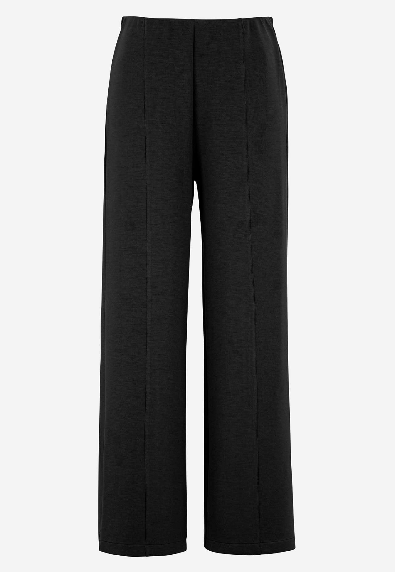 Jerseyhose mit breiten Beinen