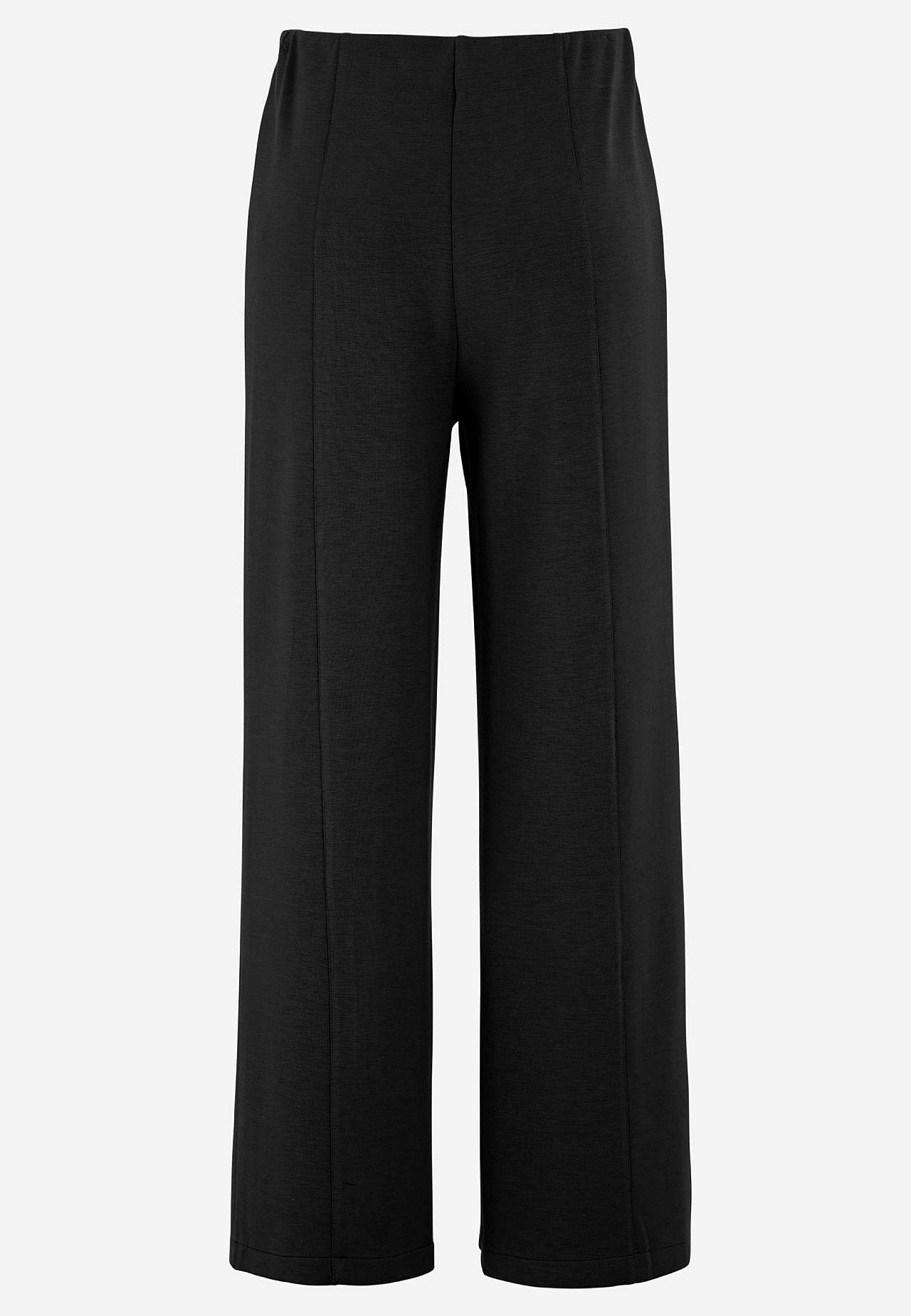 Jerseyhose mit breiten Beinen