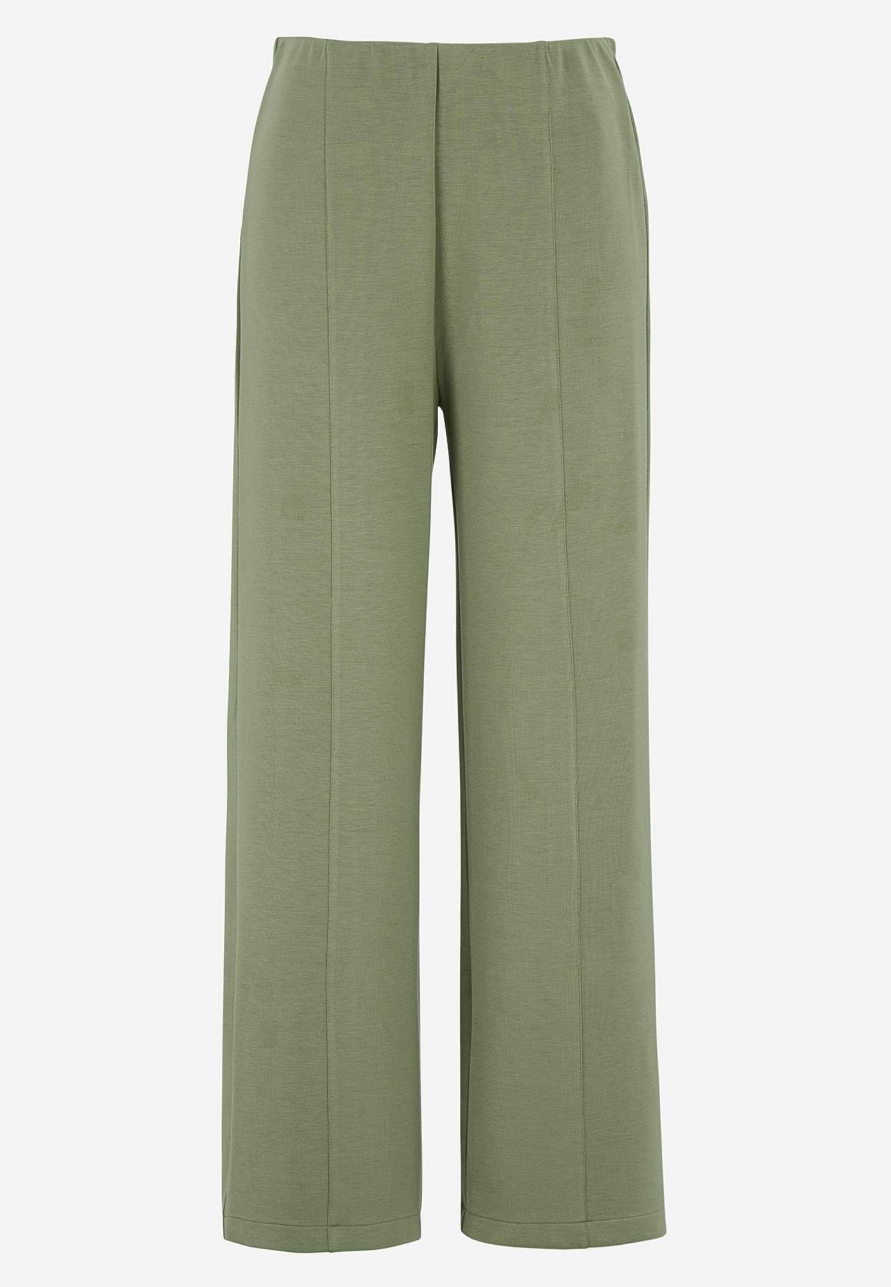 Jerseyhose mit breiten Beinen