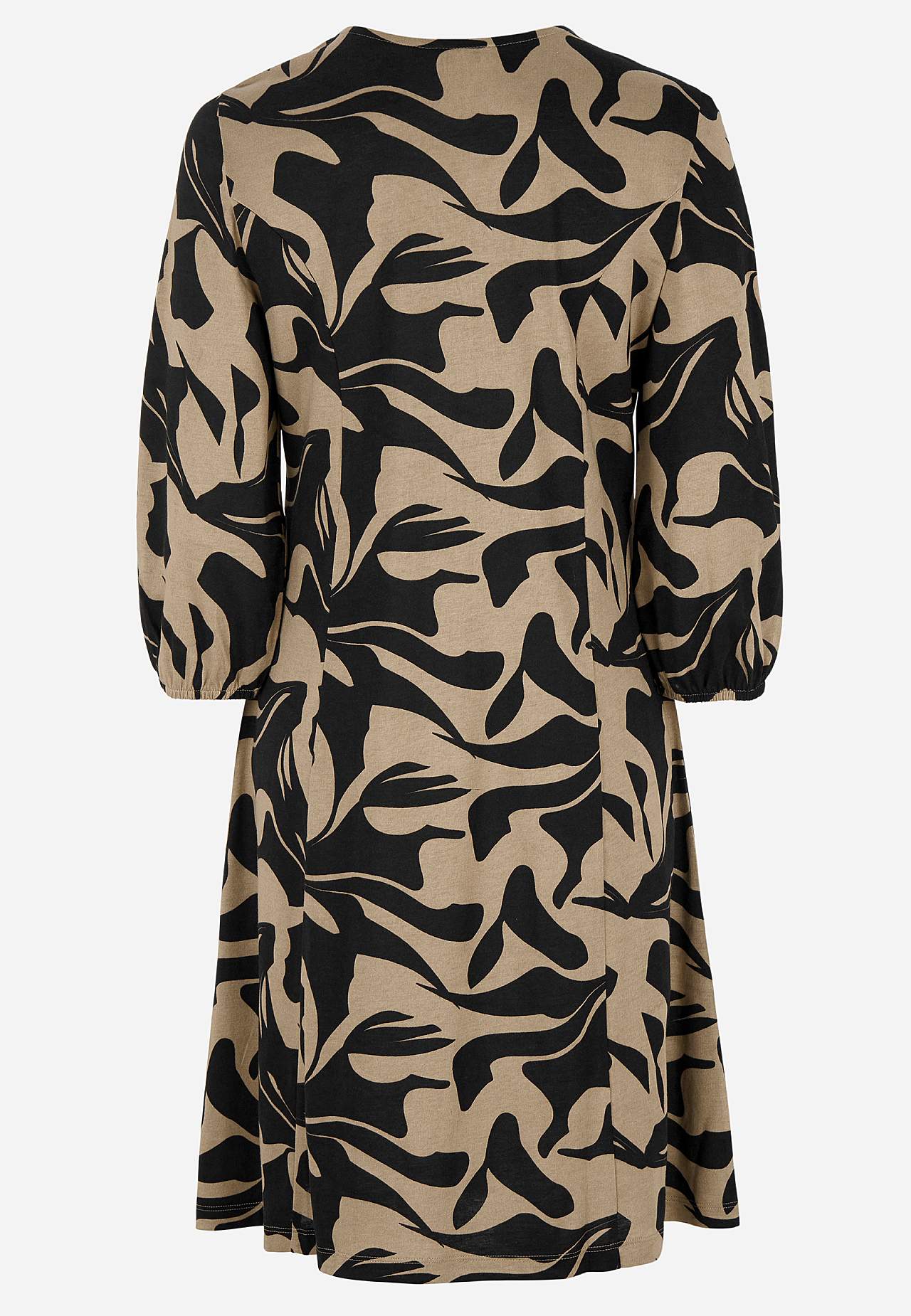 Jerseykleid mit Prinzess-Schnitt