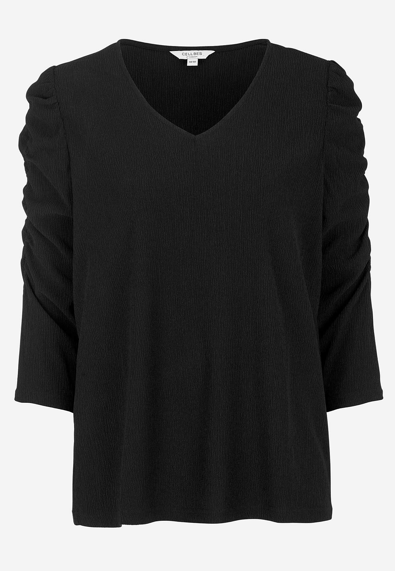 Jersey-Top mit Struktur