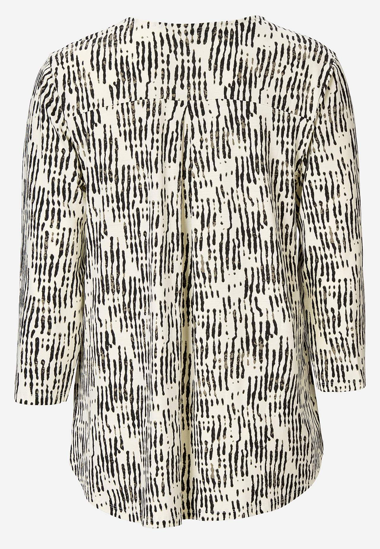 Jersey-Top mit 3/4-Ärmel