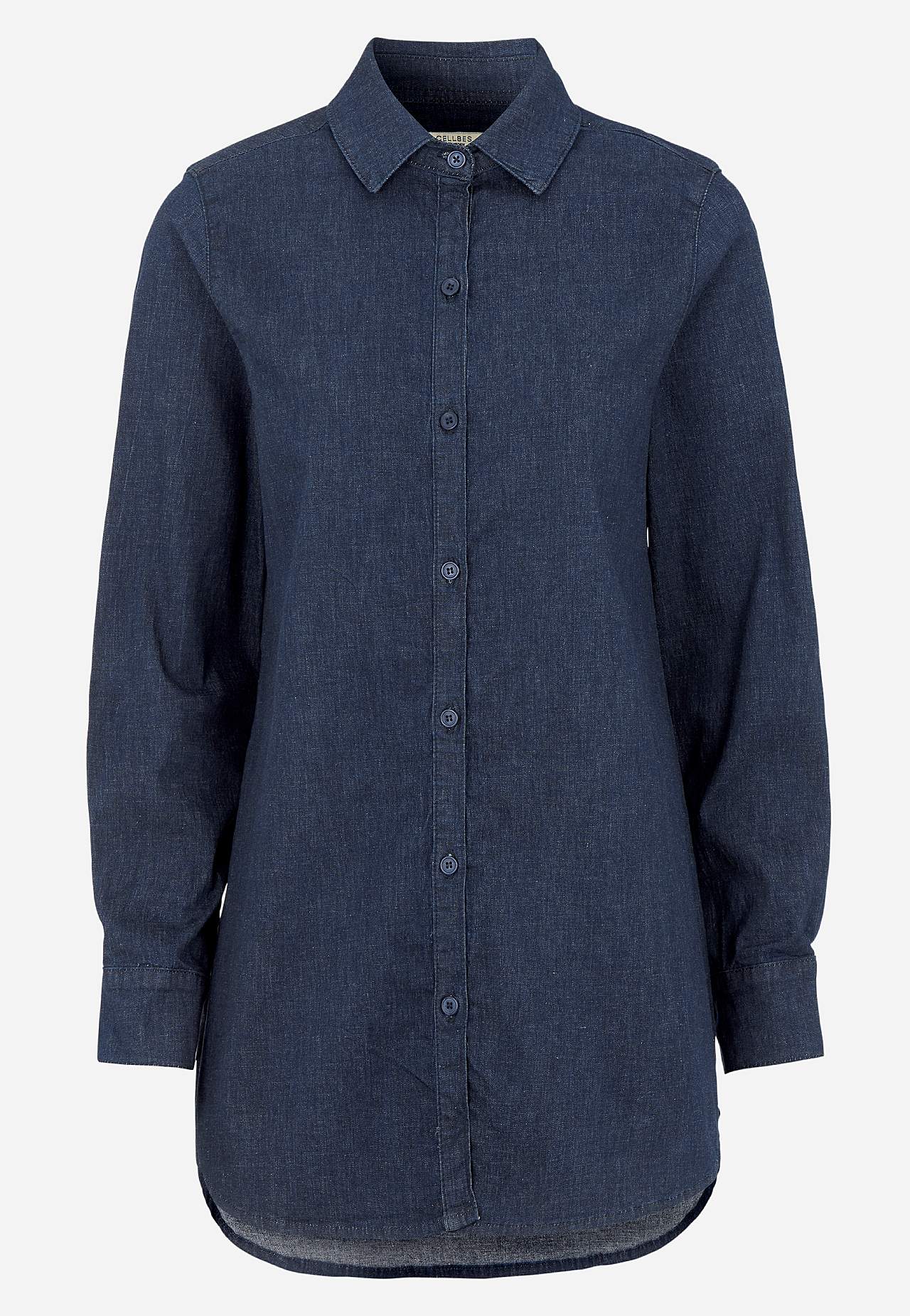 Elastische Tunika aus Denim