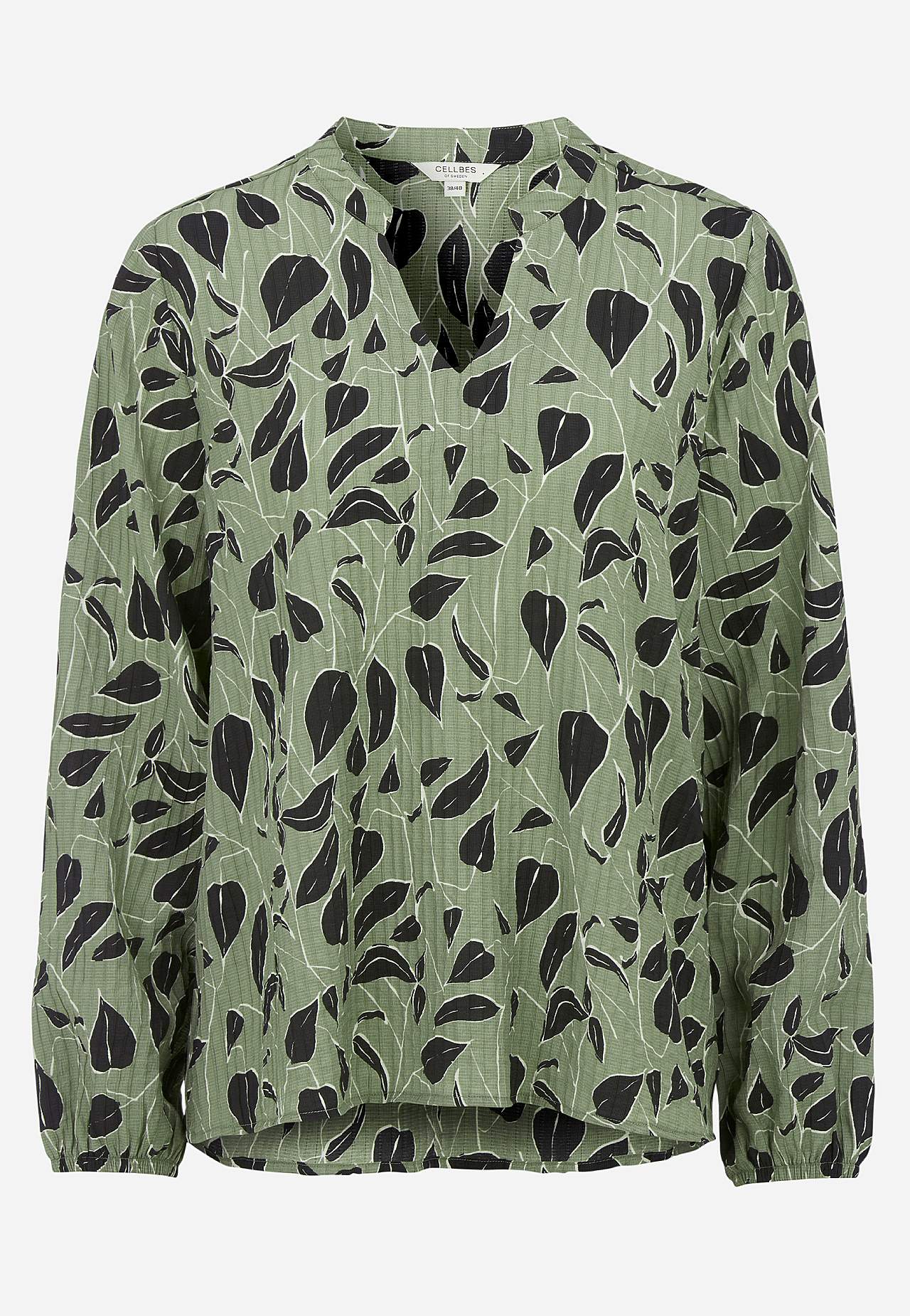 Gewebte Bluse mit Struktur
