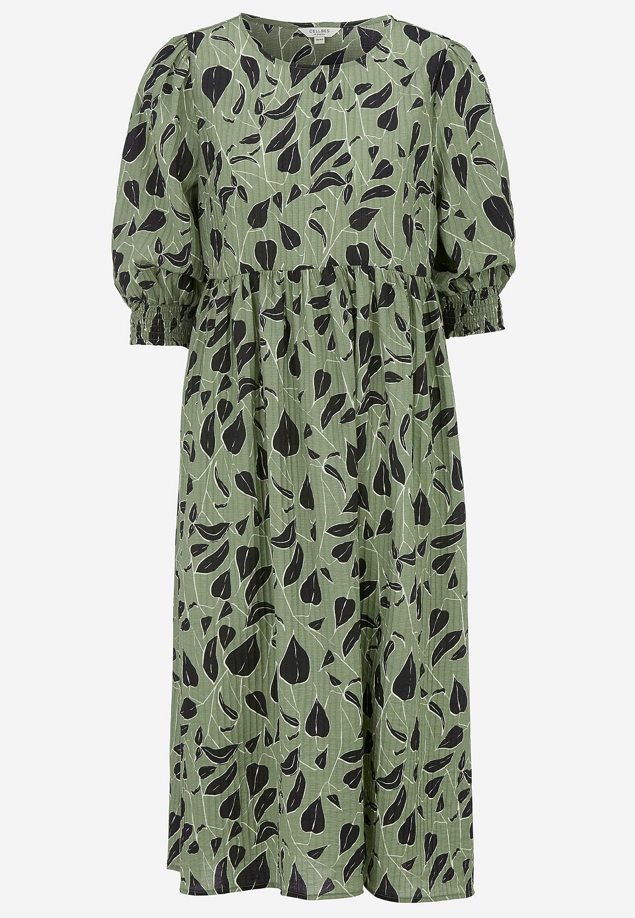 Gewebtes Kleid mit Struktur