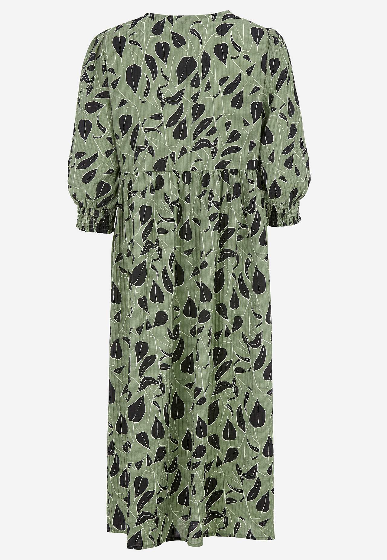 Gewebtes Kleid mit Struktur
