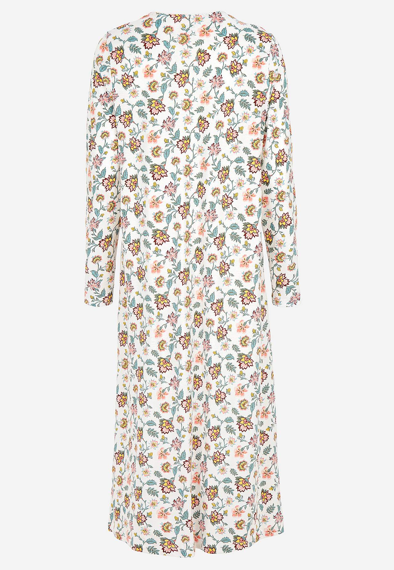 Nachtkleid mit langen Ärmeln
