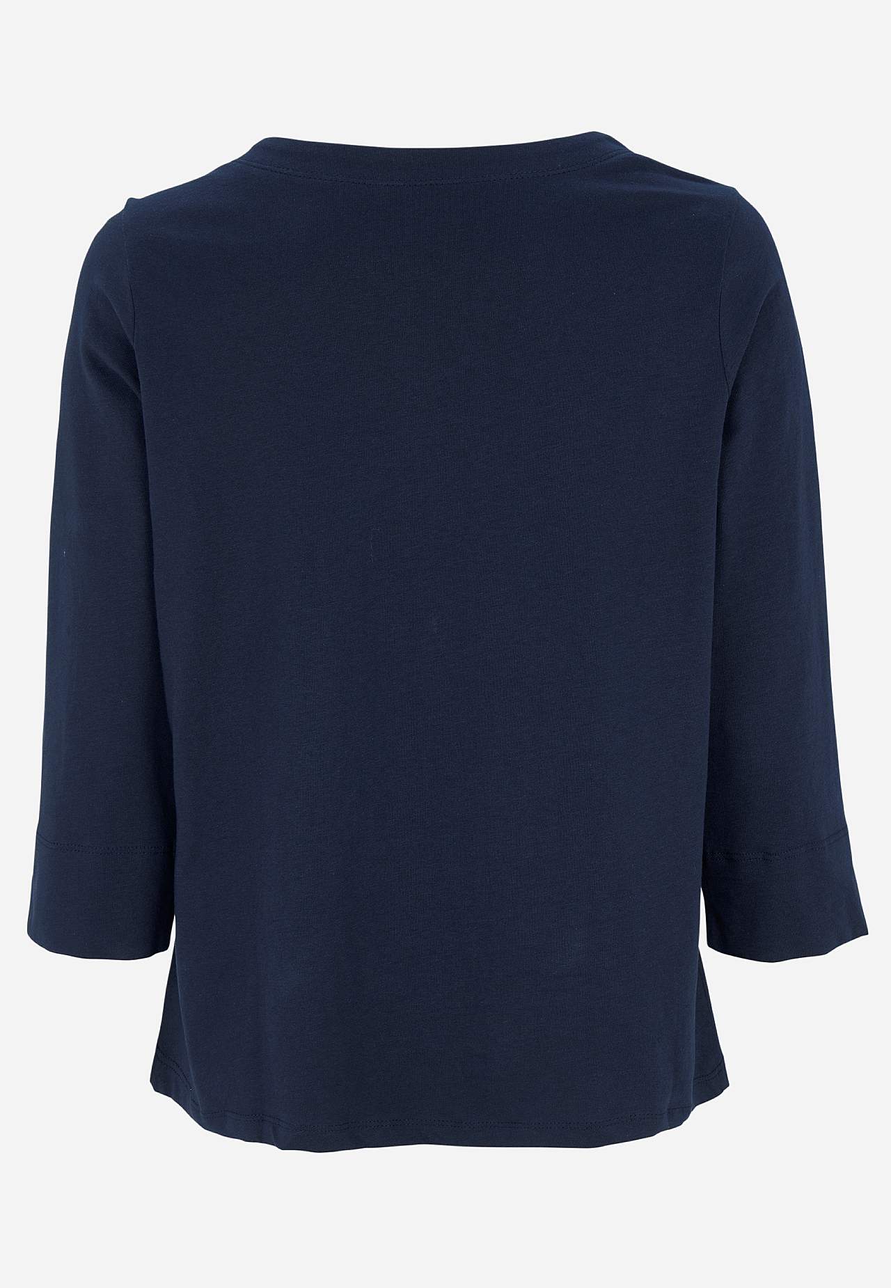 Jersey-Top mit Knöpfen