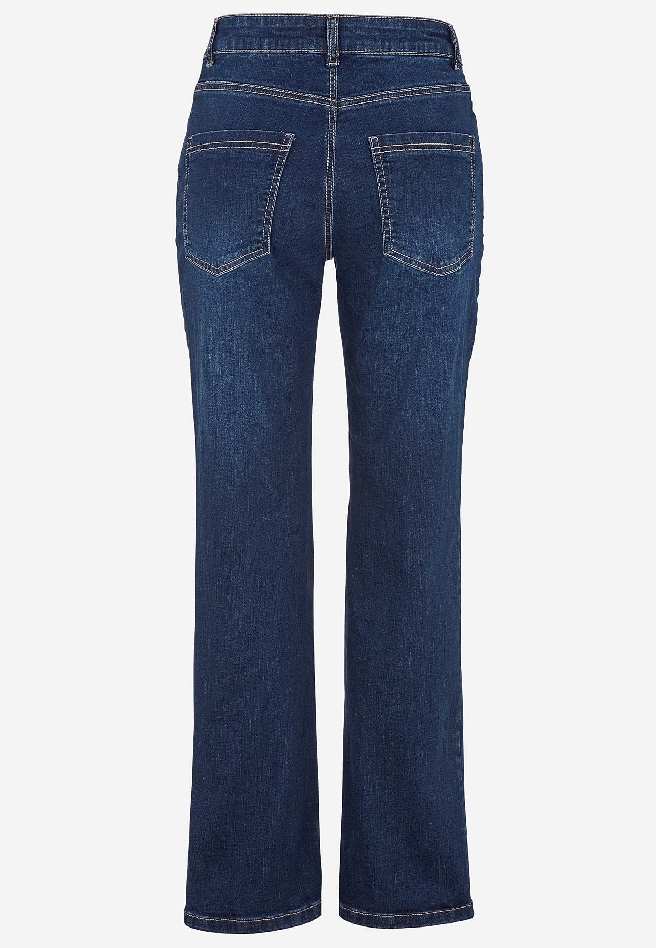 Bequeme Stretch-Jeans mit gerades Bein