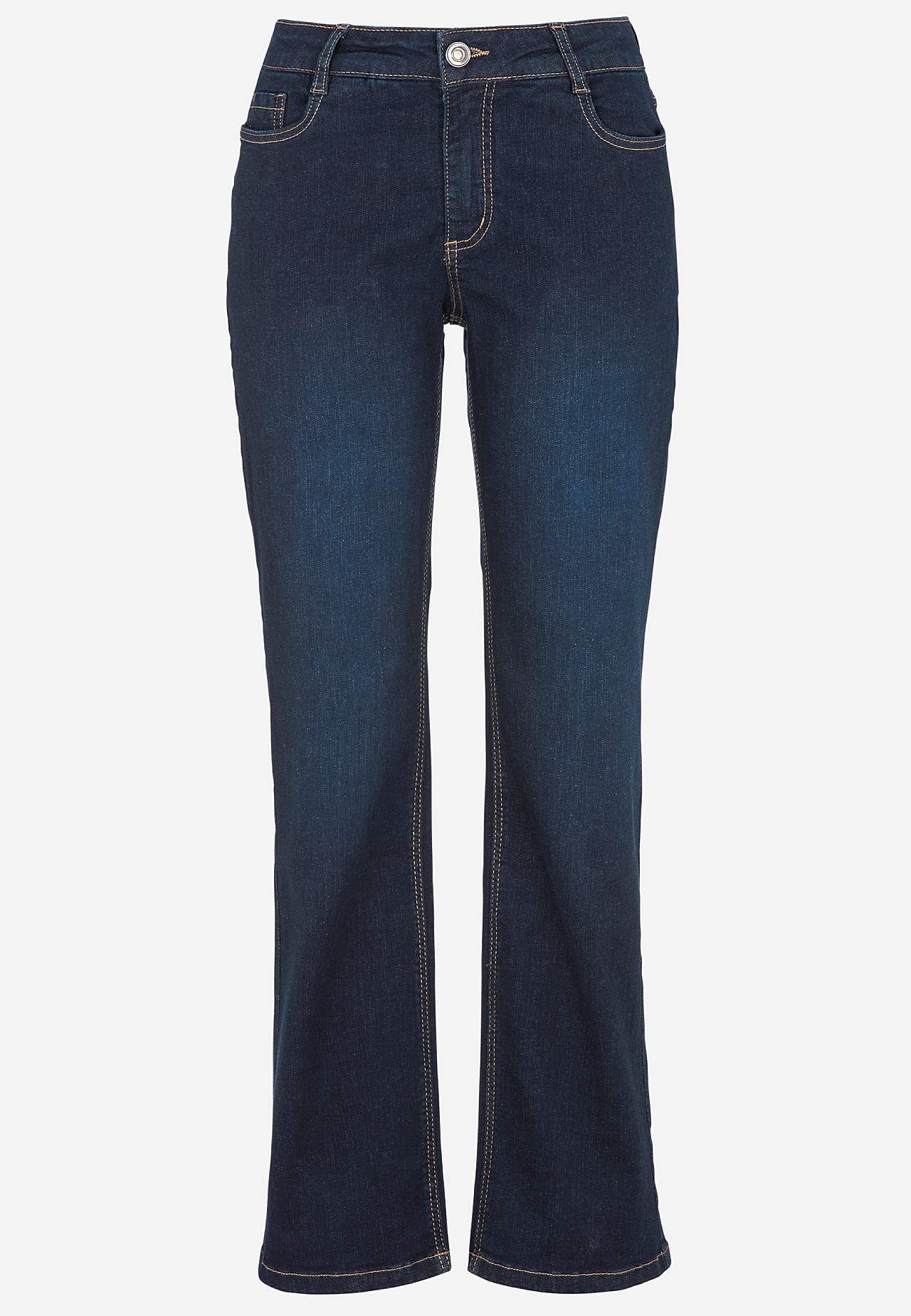 Bequeme Stretch-Jeans mit gerades Bein