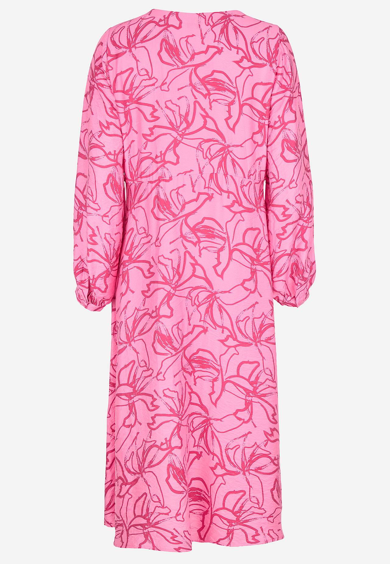 Gewebtes Kleid mit Knöpfen