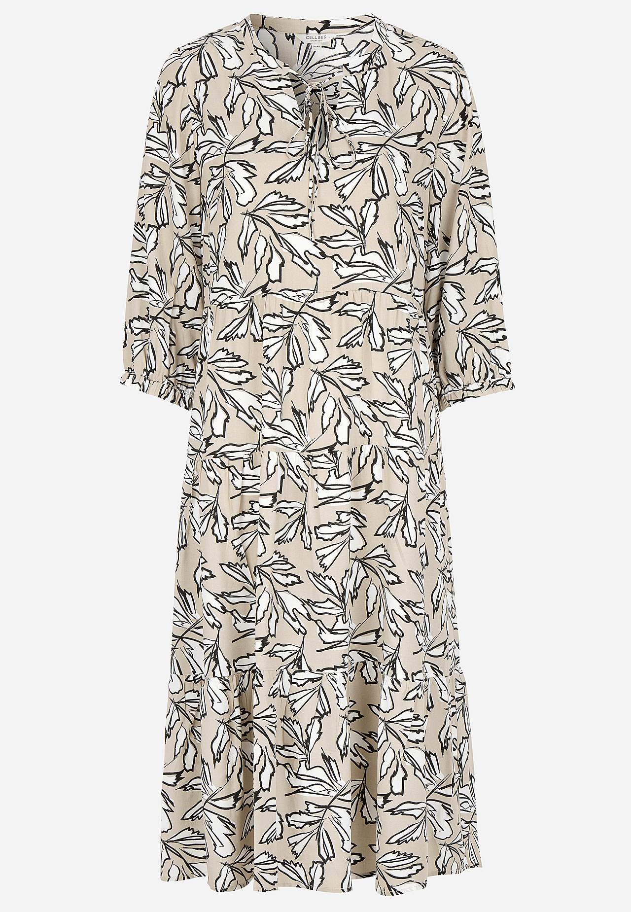 Kleid mit Volants