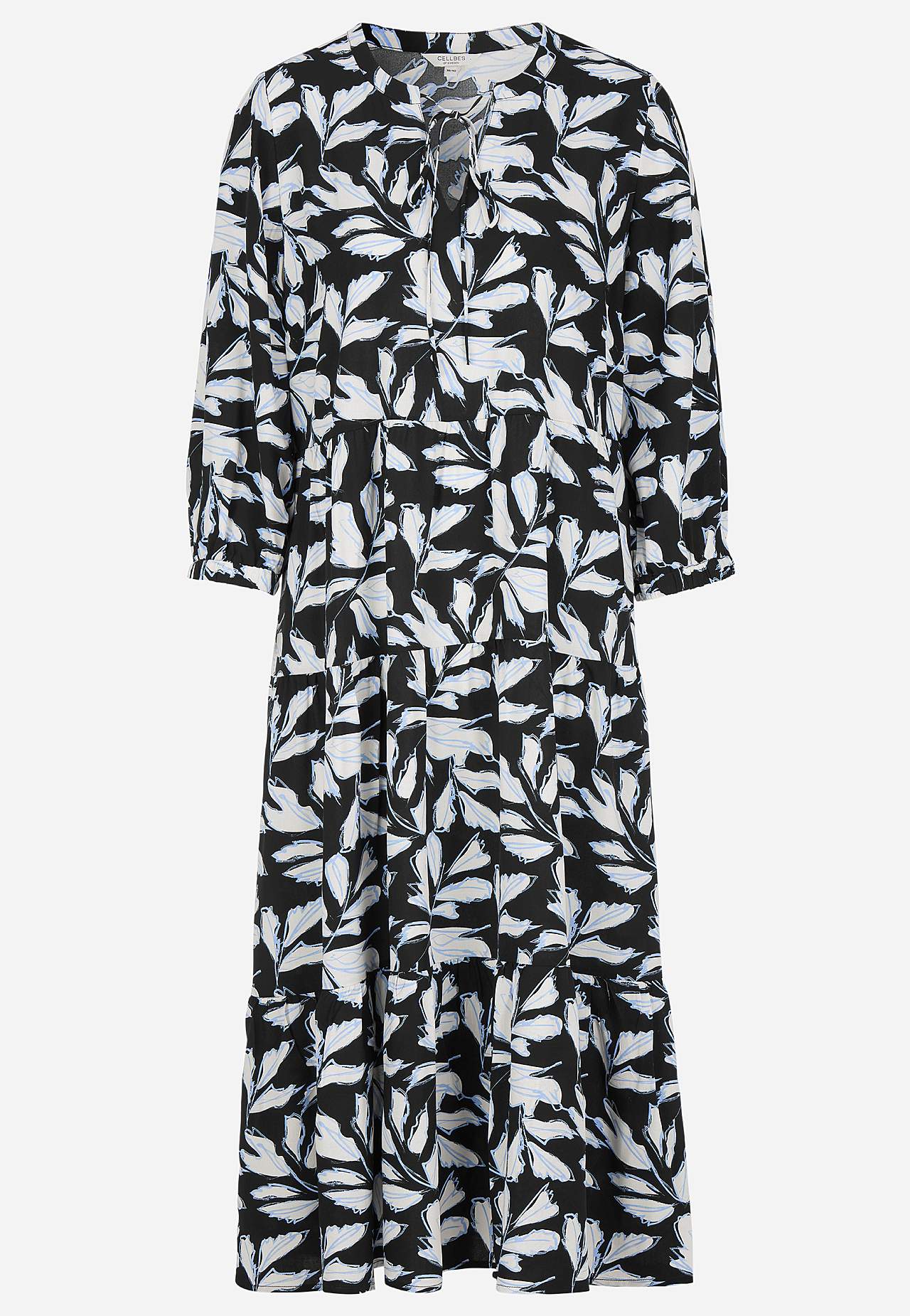 Kleid mit Volants
