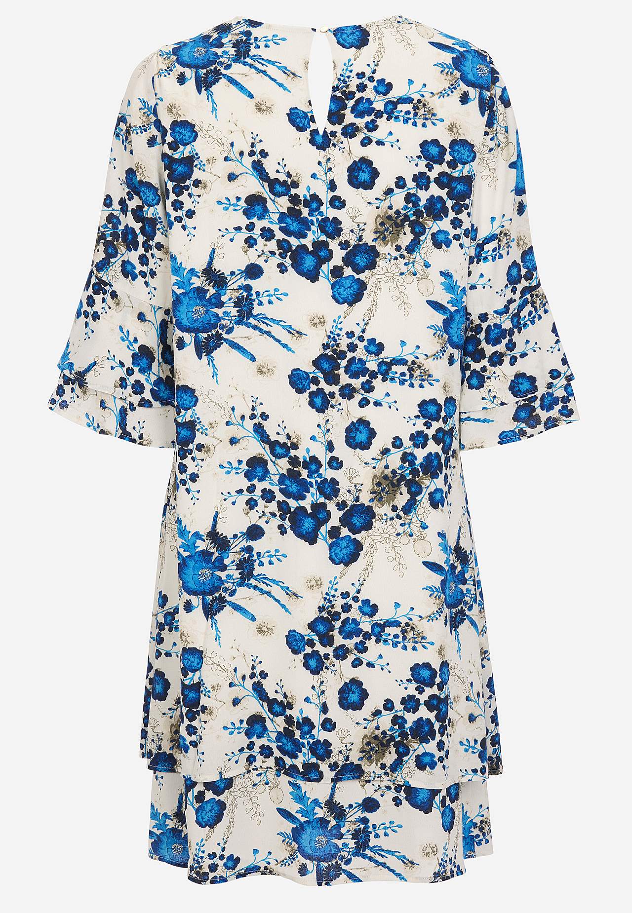 Sommerliches Partykleid mit Volants
