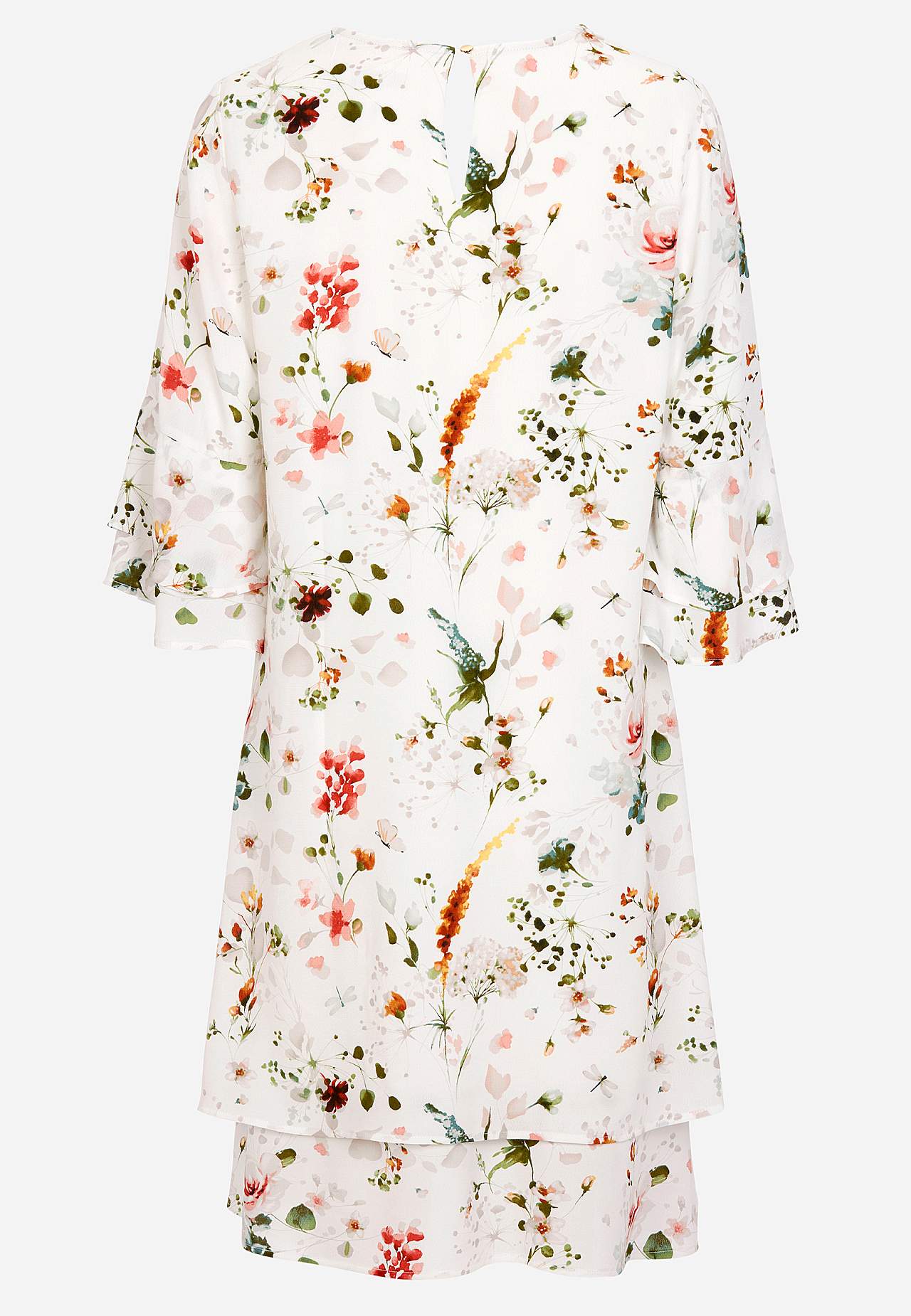 Sommerliches Partykleid mit Volants