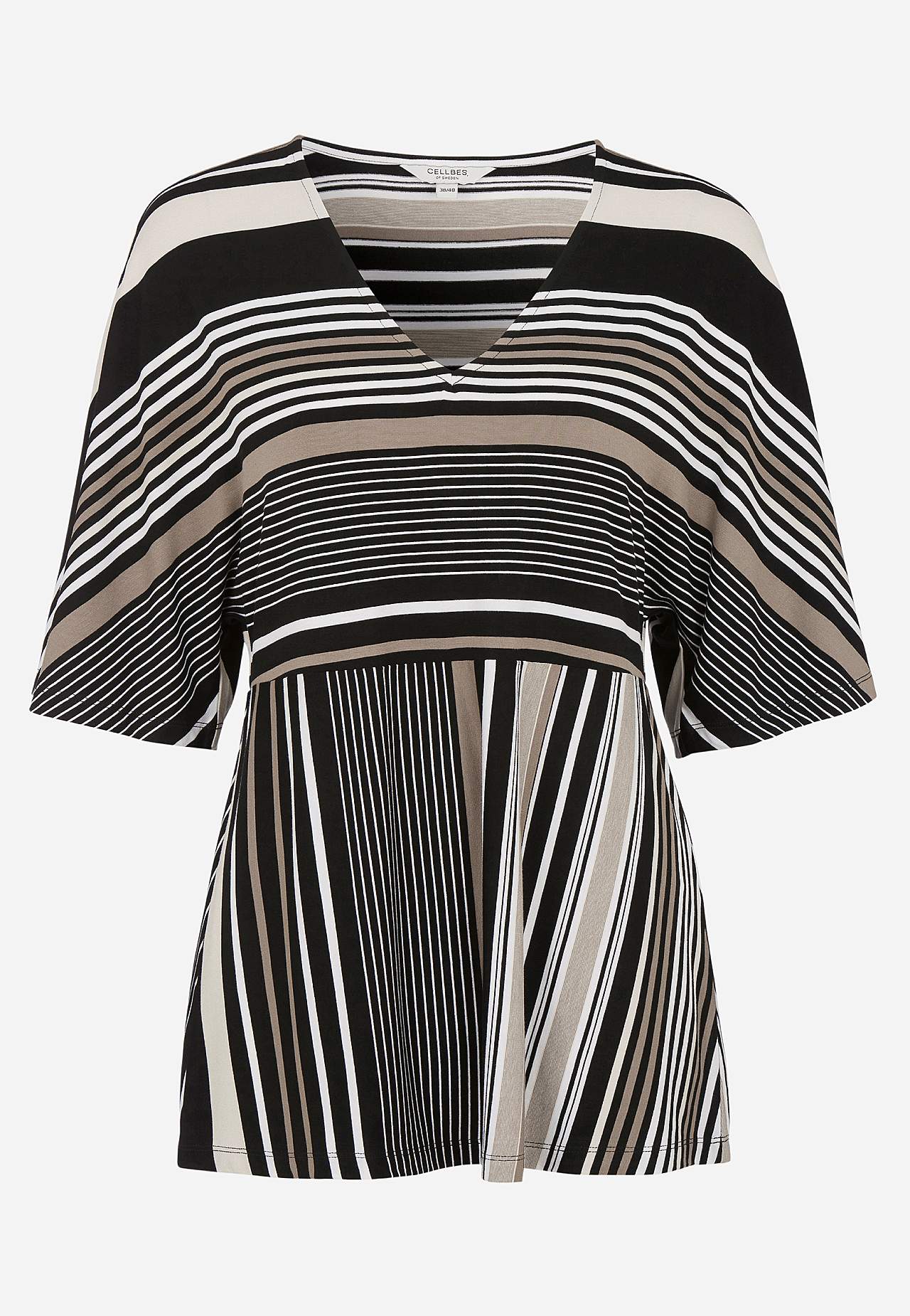 Gestreiftes Jersey-Top