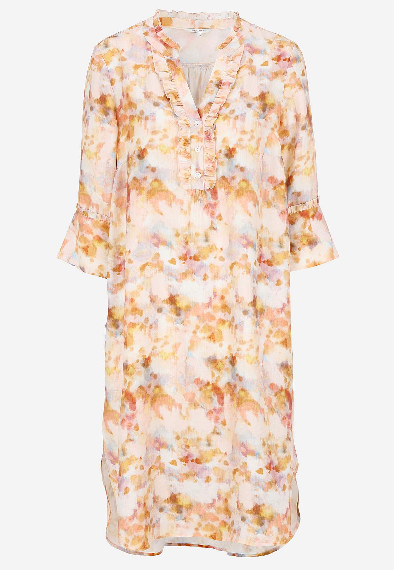 Gewebtes Kleid mit Taschen