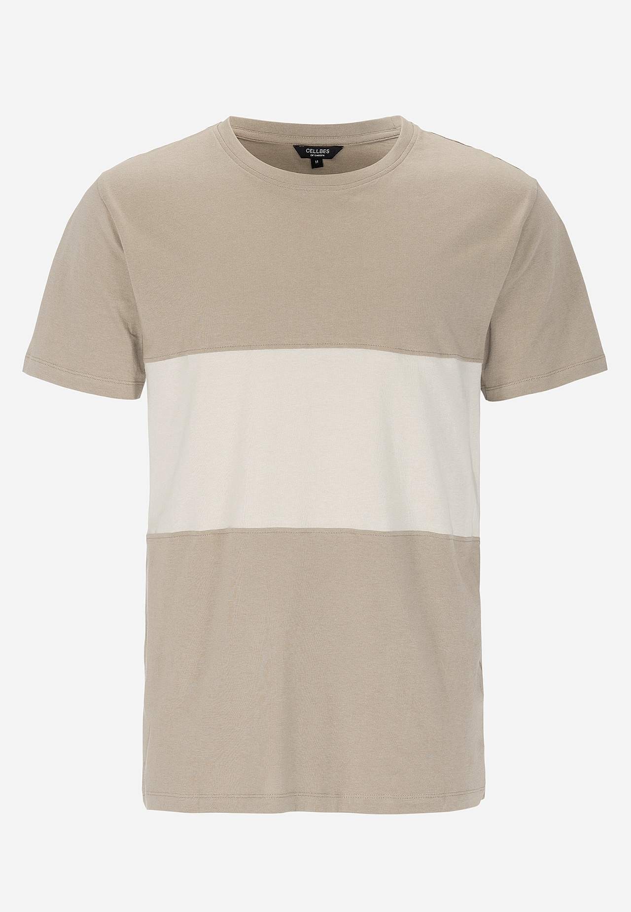 T-Shirt mit einem breiten Streifen