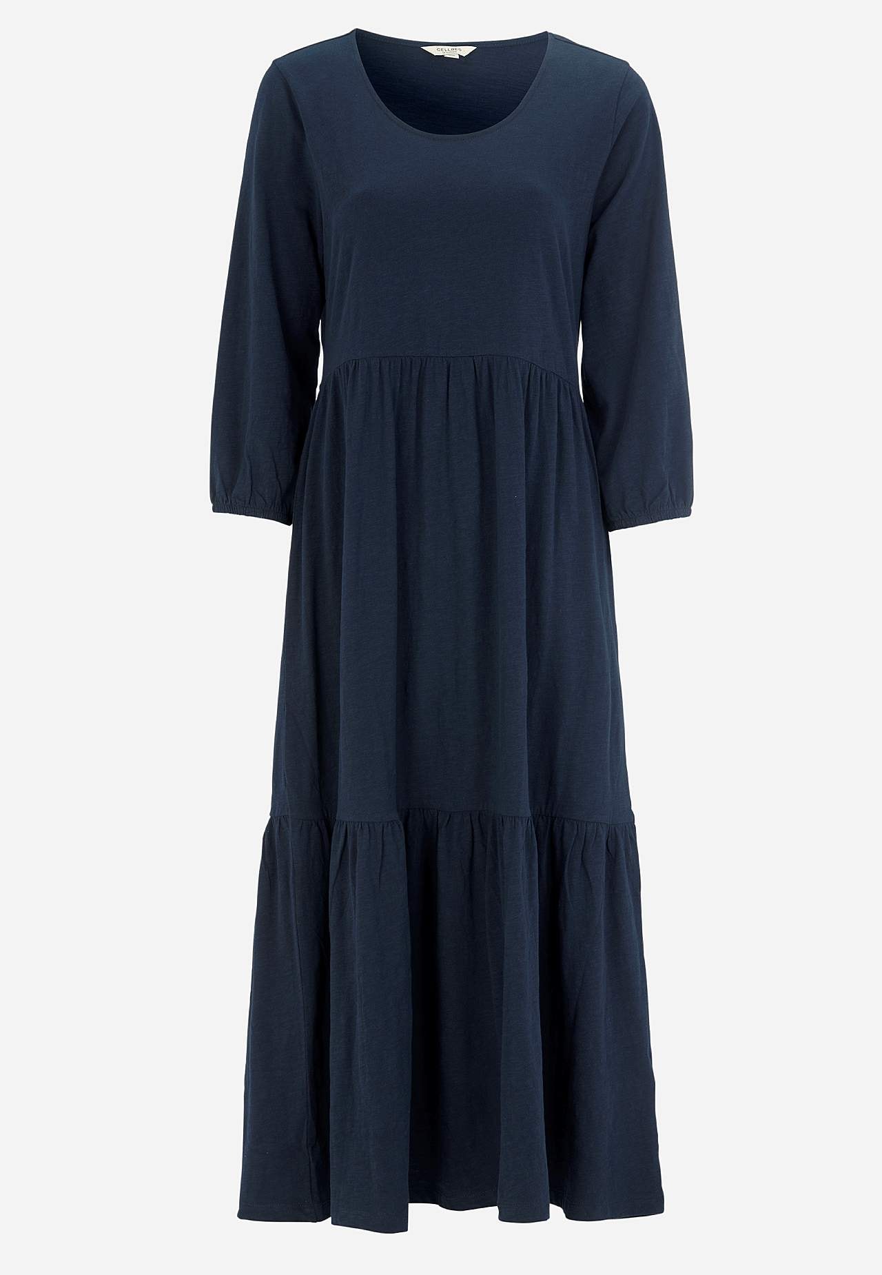 Jerseykleid mit Rüschenrock