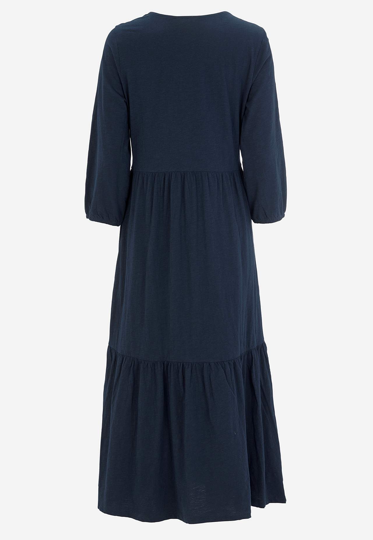 Jerseykleid mit Rüschenrock