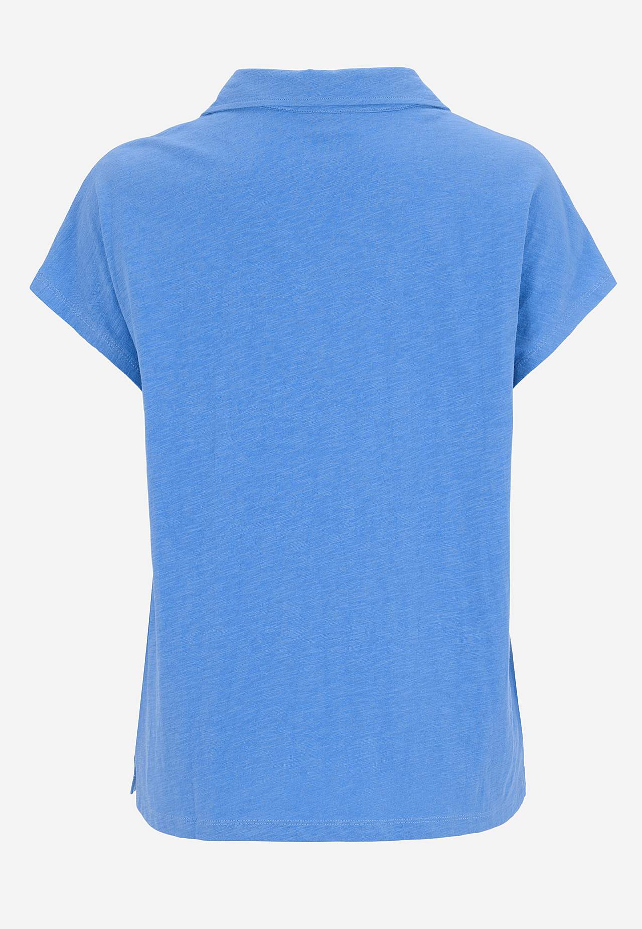 Jersey-Top mit Kragen