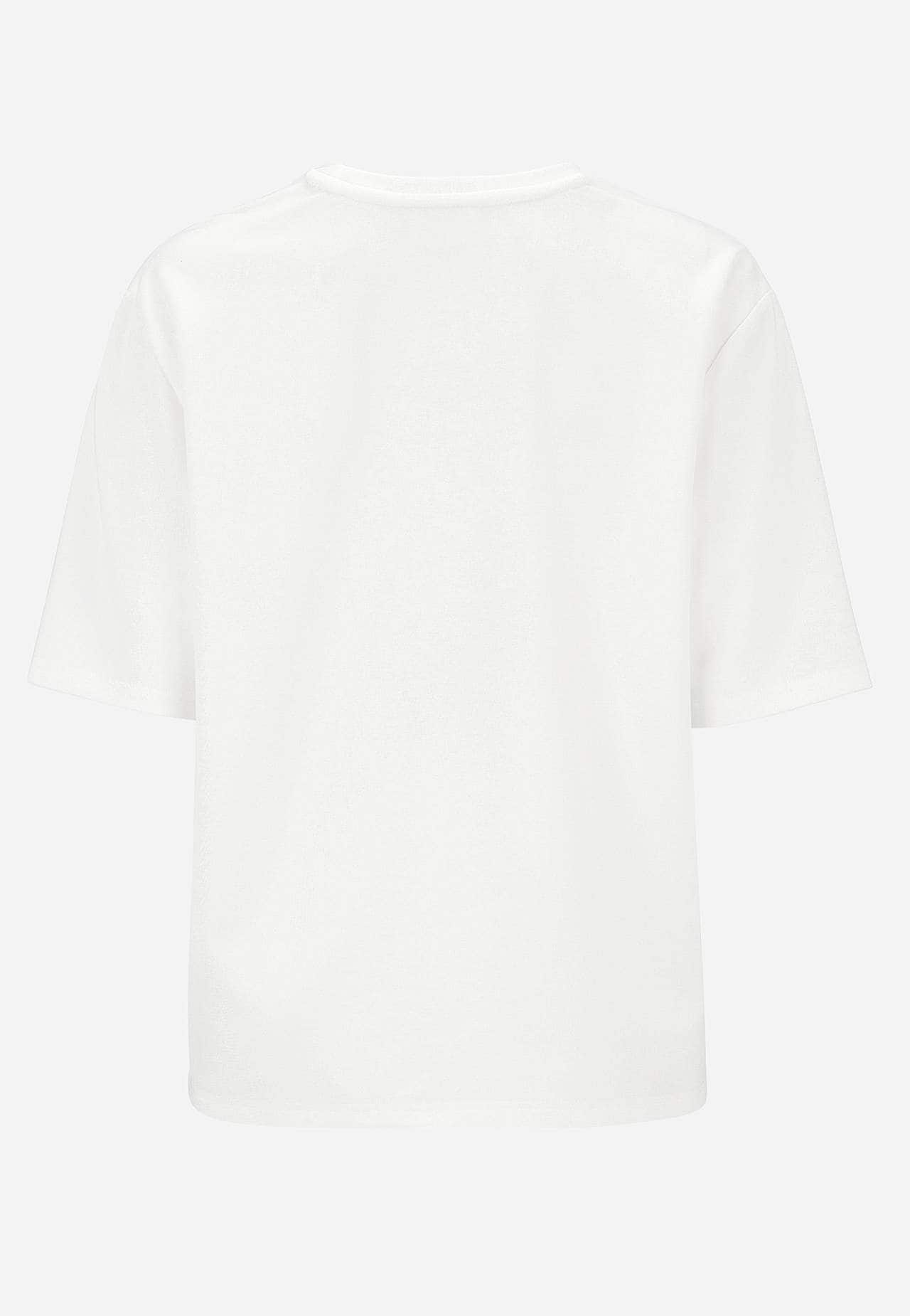 T-Shirt aus grobem Trikot