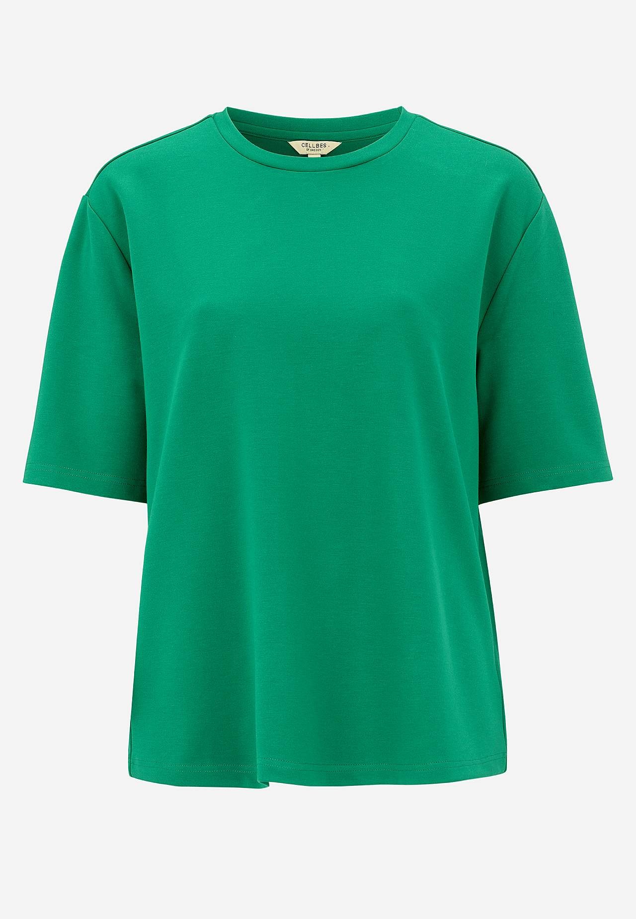 T-Shirt aus grobem Trikot
