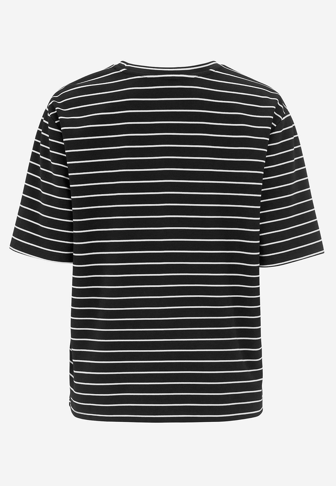 T-Shirt aus grobem Trikot