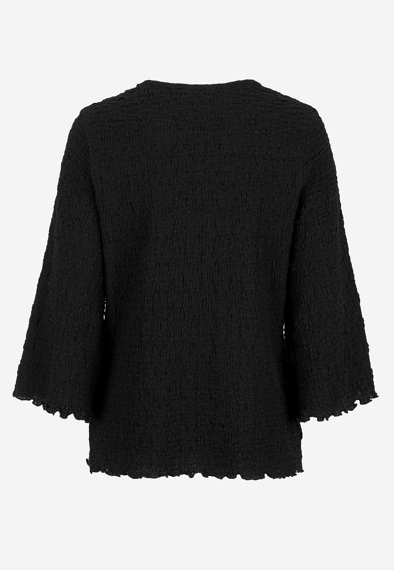 Jersey-Top mit Struktur