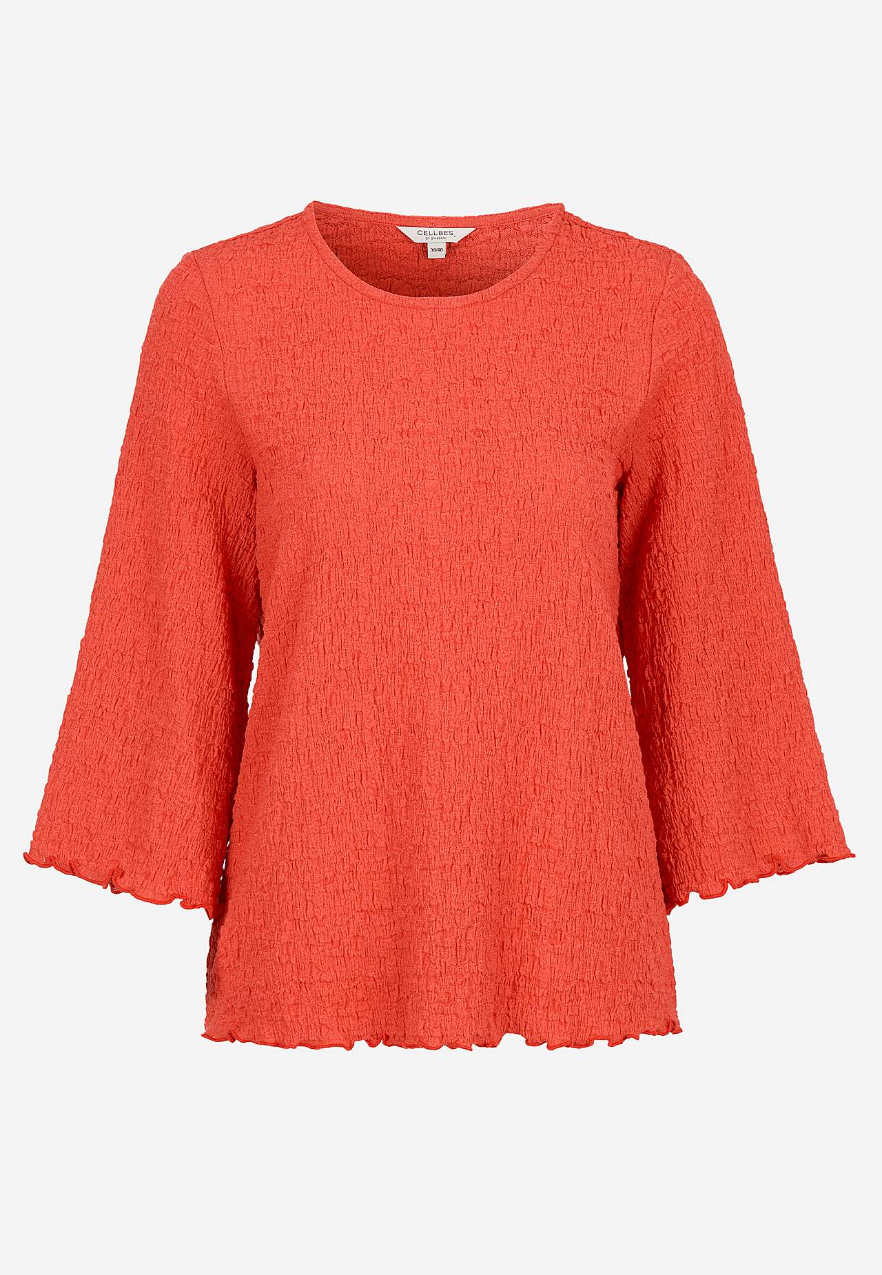 Jersey-Top mit Struktur