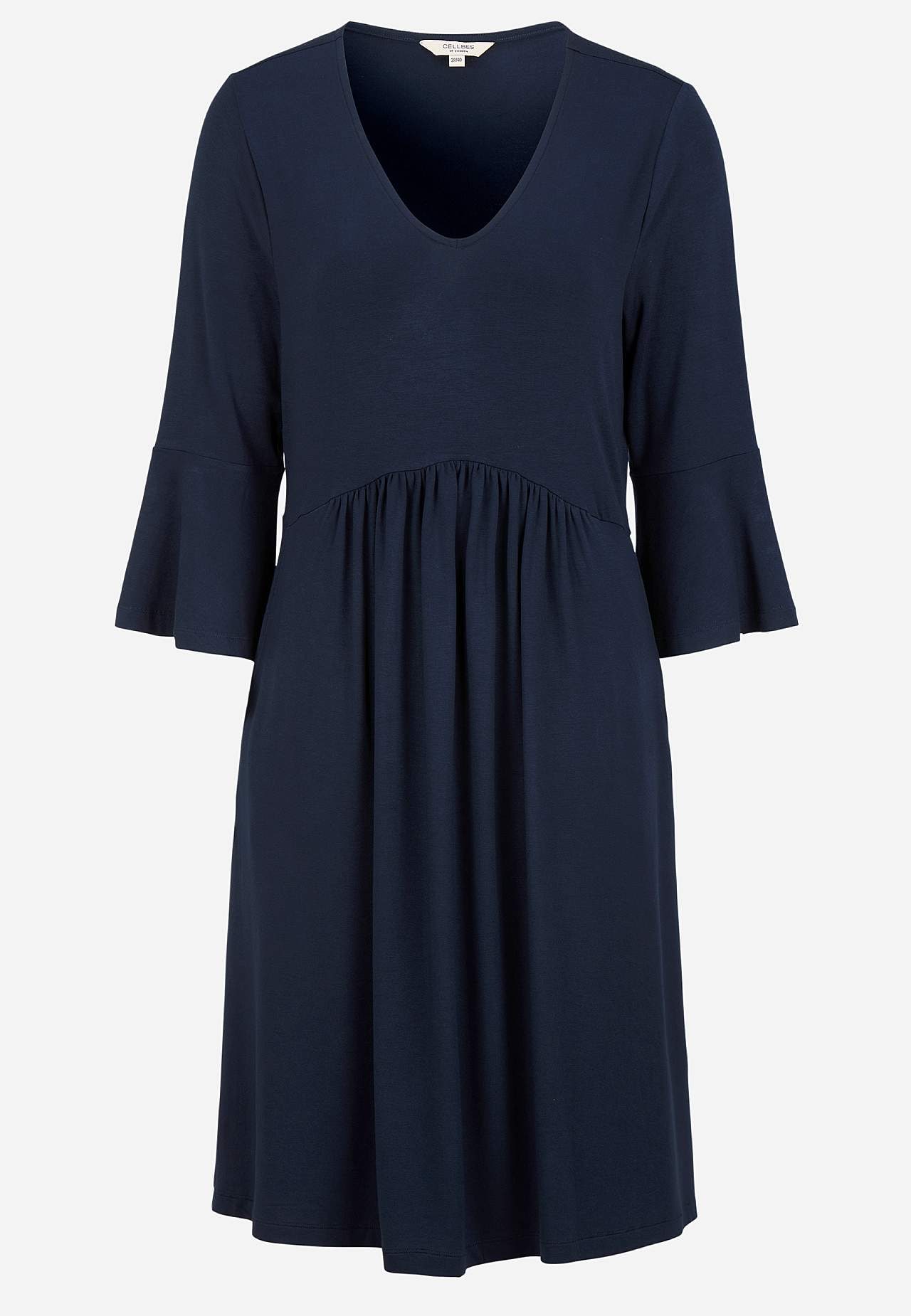 Jerseykleid mit Taschen