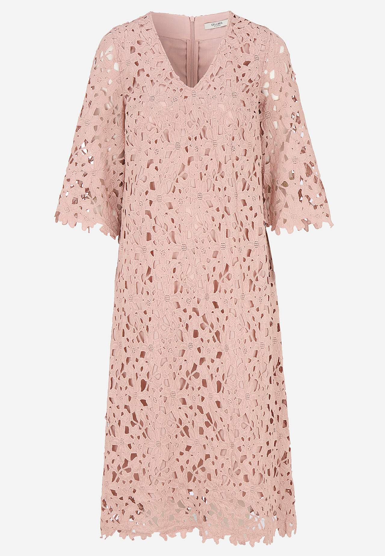 Gewebtes Spitzenkleid