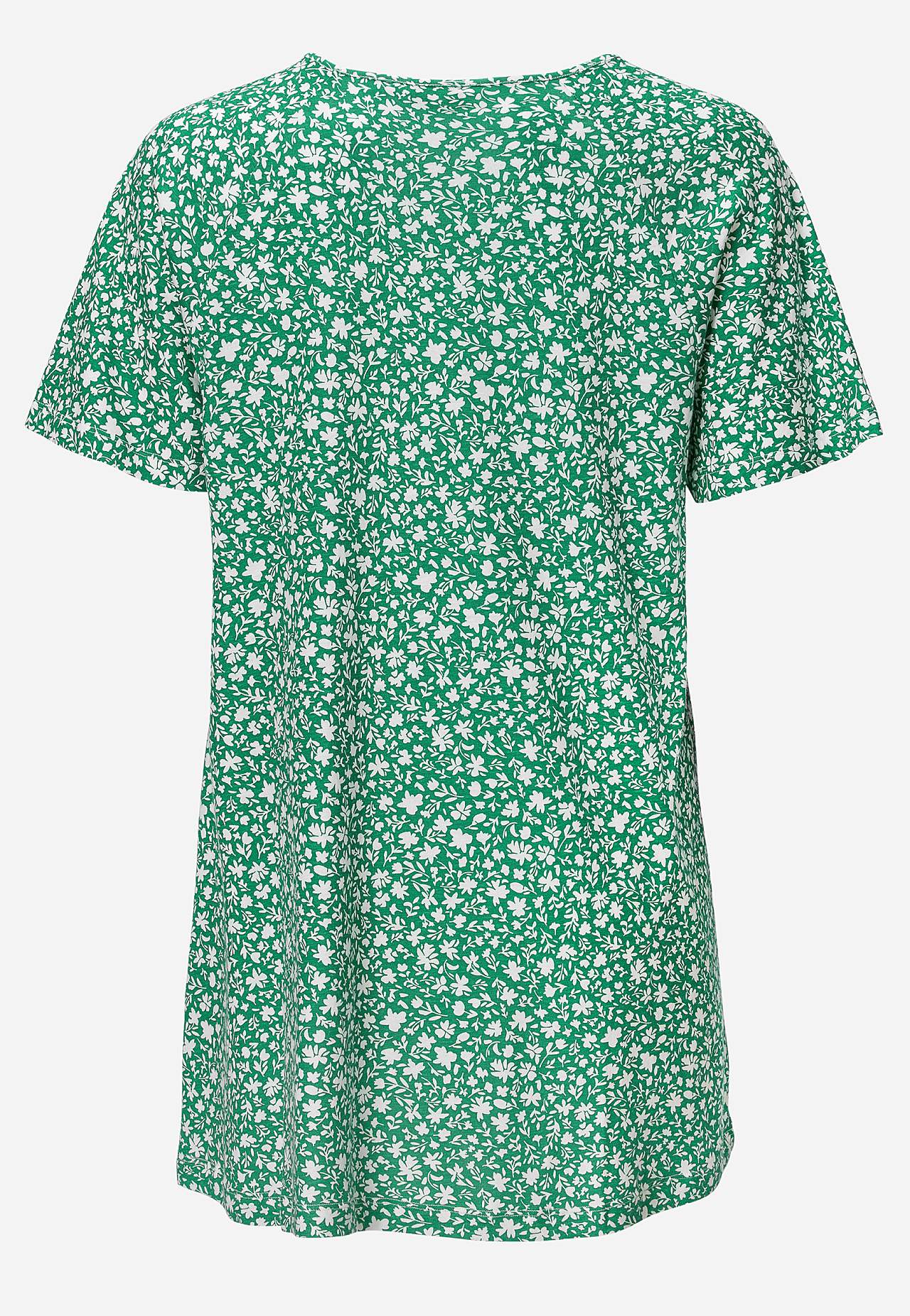 Jersey-Tunika mit kleinen Blumen